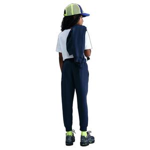 Nike Big Kids' Sportswear Club Fleece Silver Joggers - Blue