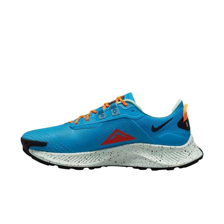Nike Pegasus Trail 3 "Laser Blue/Habanero Red/Mint Foam/Black" Men's Trail Running Shoe - BLUE Thumbnail View 2