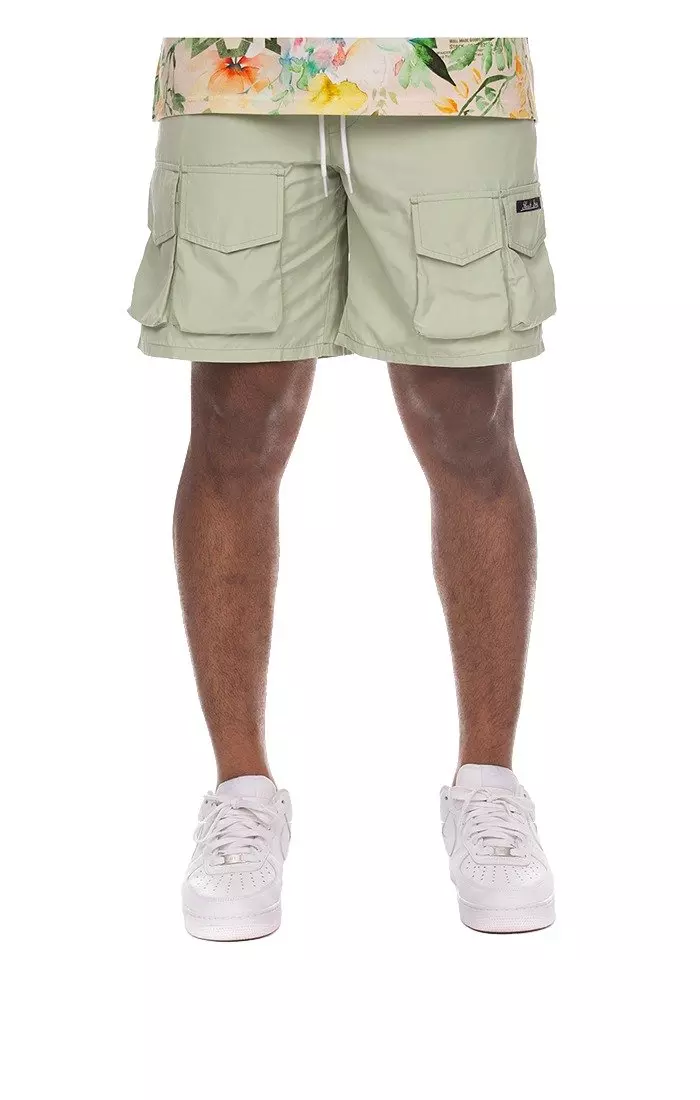 Hustle Gang Men's Lagoon Neo Short - Green - GREEN