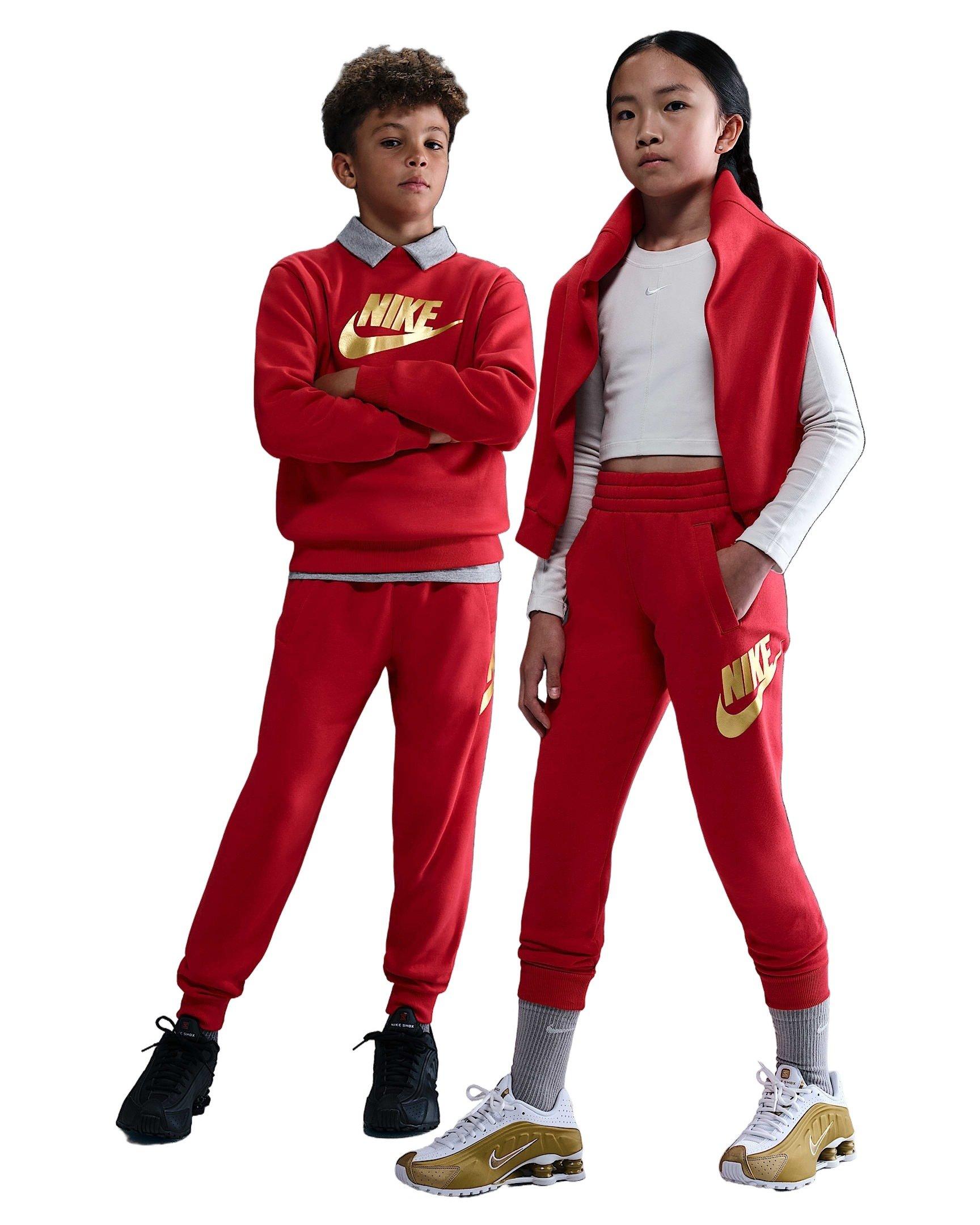 Nike Sportswear Club Fleece Gold Big Kids' Red Joggers
