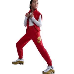 Nike Big Kids' Sportswear Club Fleece Gold Joggers - Red