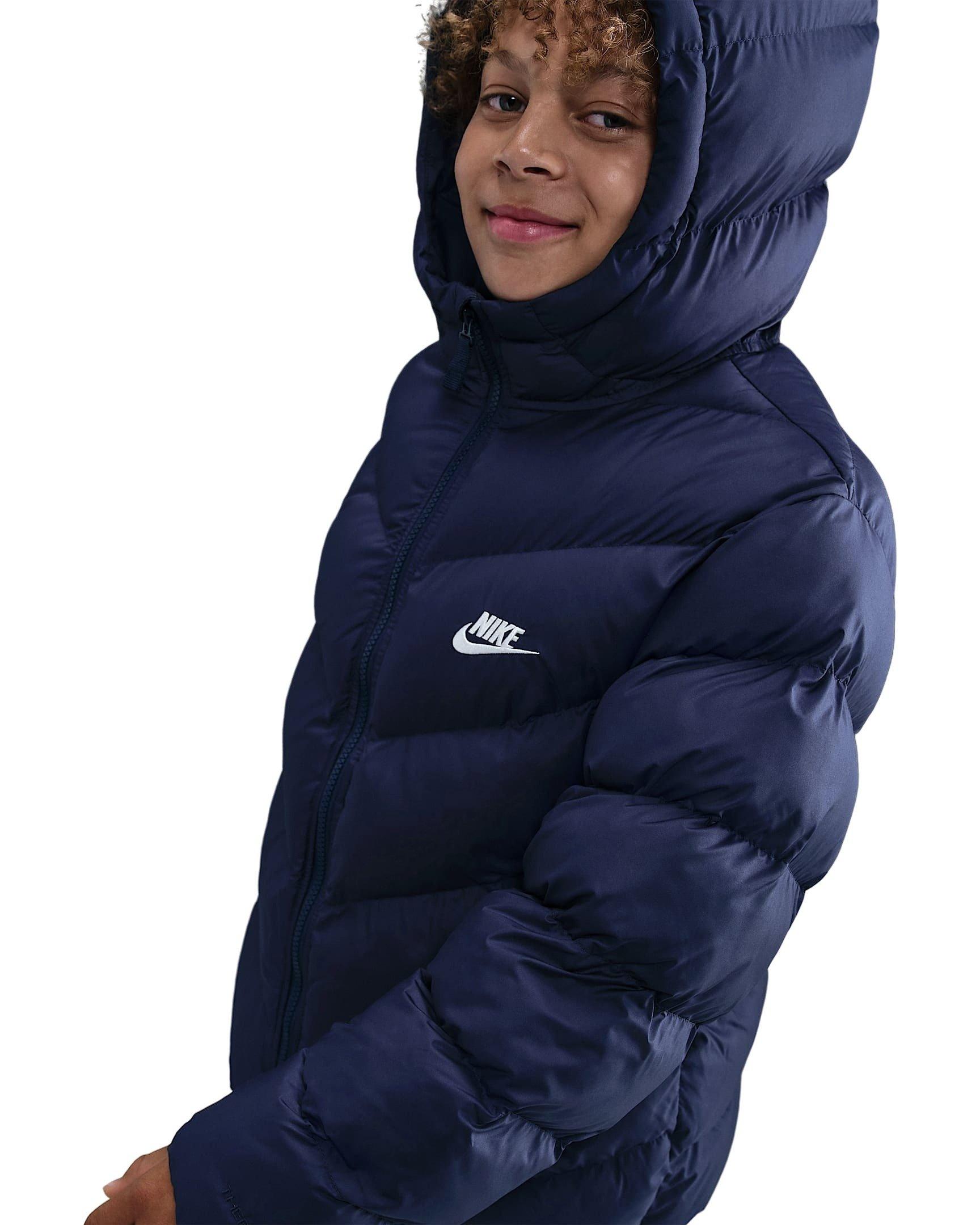 Nike Sportswear All Day Plat Therma-FIT Loose-FIT Big Kids' Blue Puffer Jacket