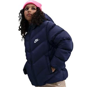 Nike Big Kids' Sportswear All Day Plat Therma-FIT Loose-FIT Puffer Jacket - Blue