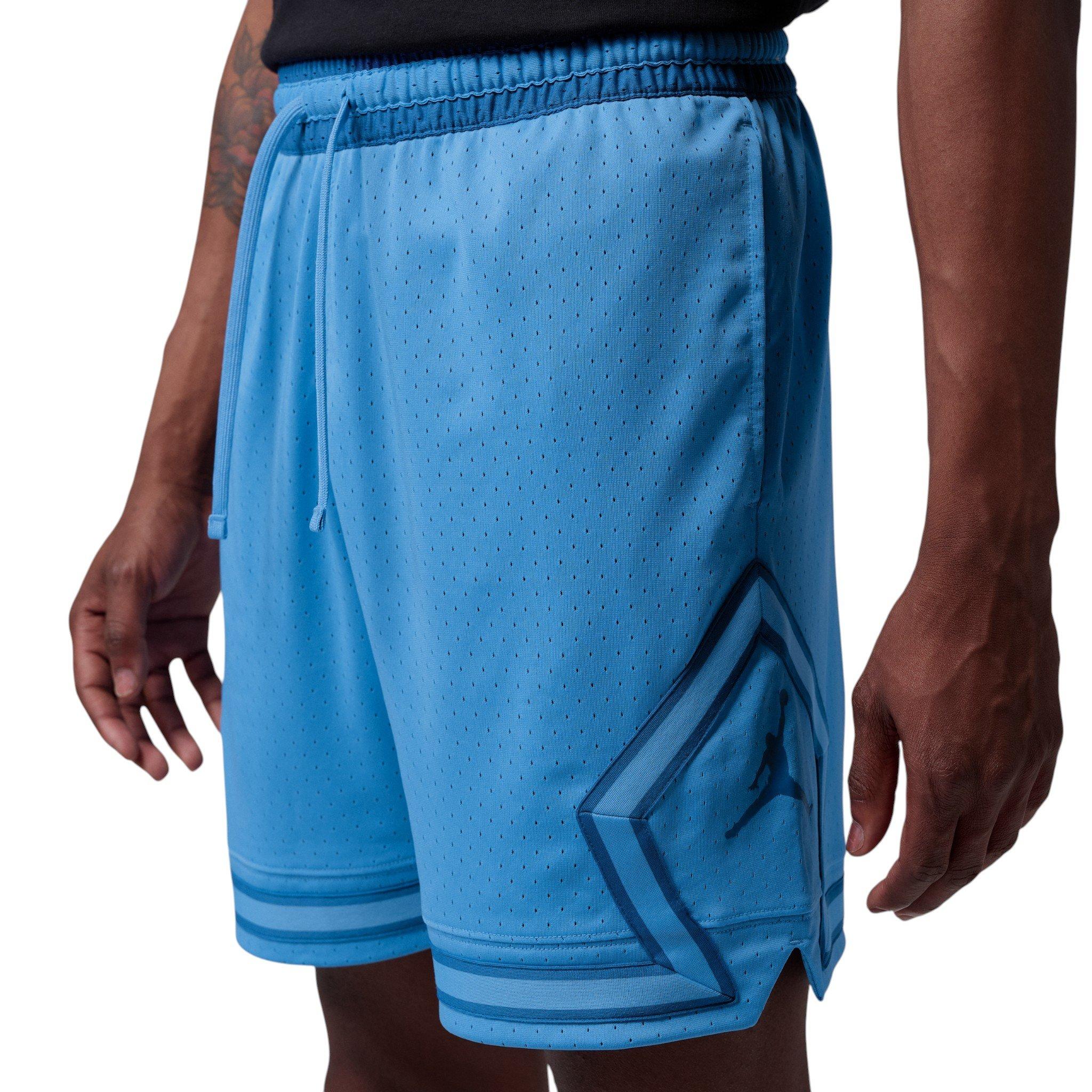 Jordan Men's Sport Dri-FIT Mesh Diamond Shorts - Blue Beyond/True Blue/True Blue - BLUE/BLUE/BLUE