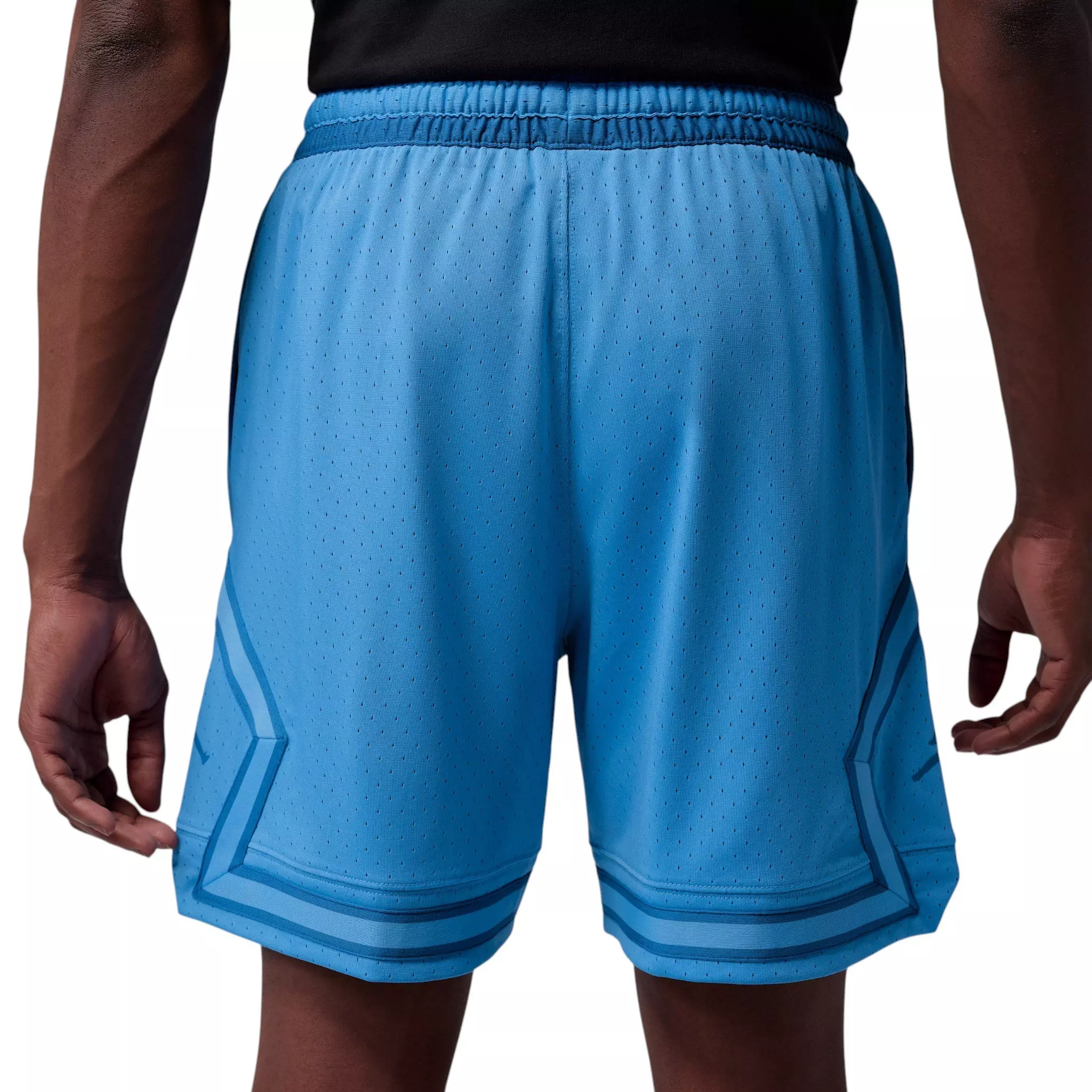 Jordan Men's Sport Dri-FIT Mesh Diamond Shorts - Blue Beyond/True Blue/True Blue - BLUE/BLUE/BLUE