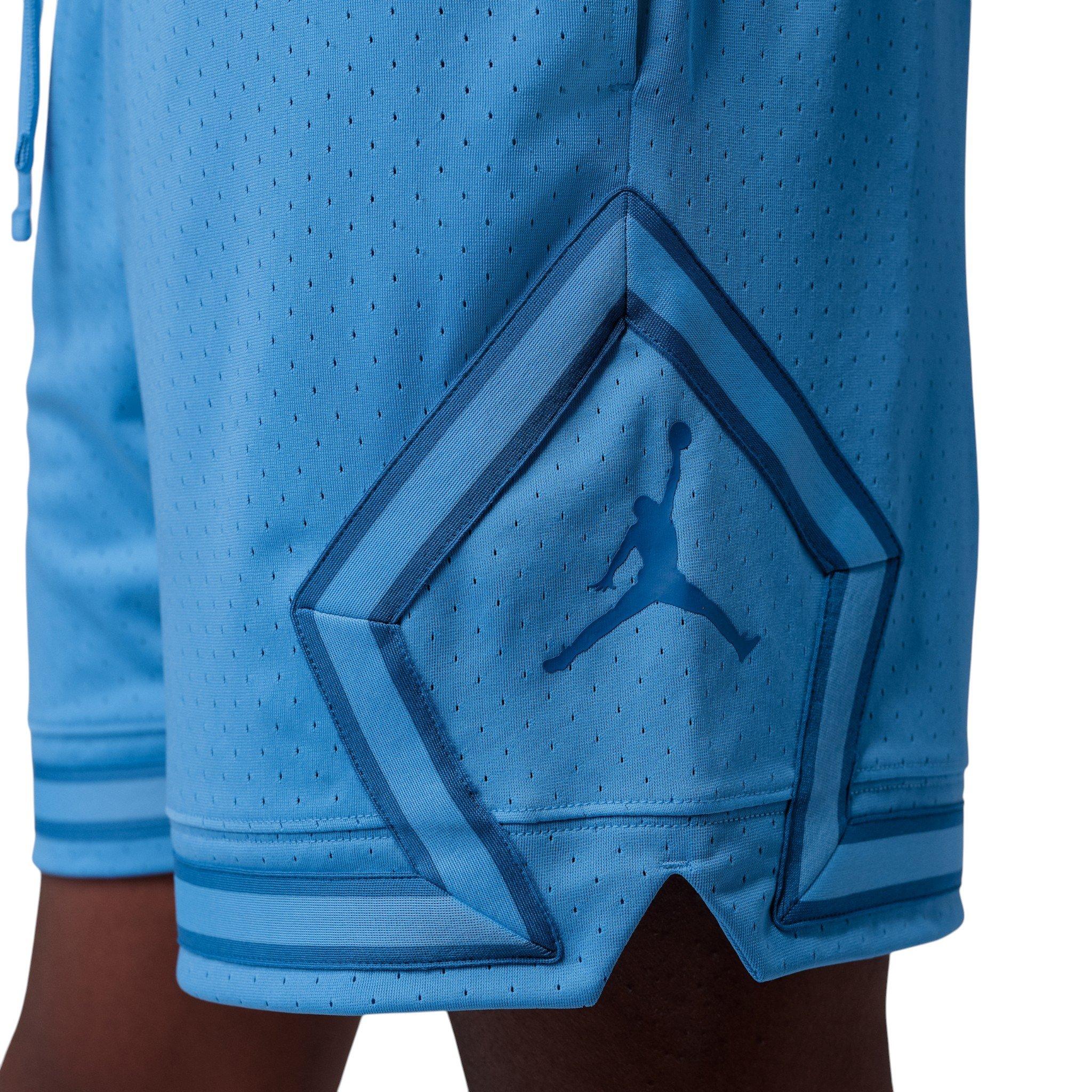 Jordan Men's Sport Dri-FIT Mesh Diamond Shorts - Blue Beyond/True Blue/True Blue - BLUE/BLUE/BLUE
