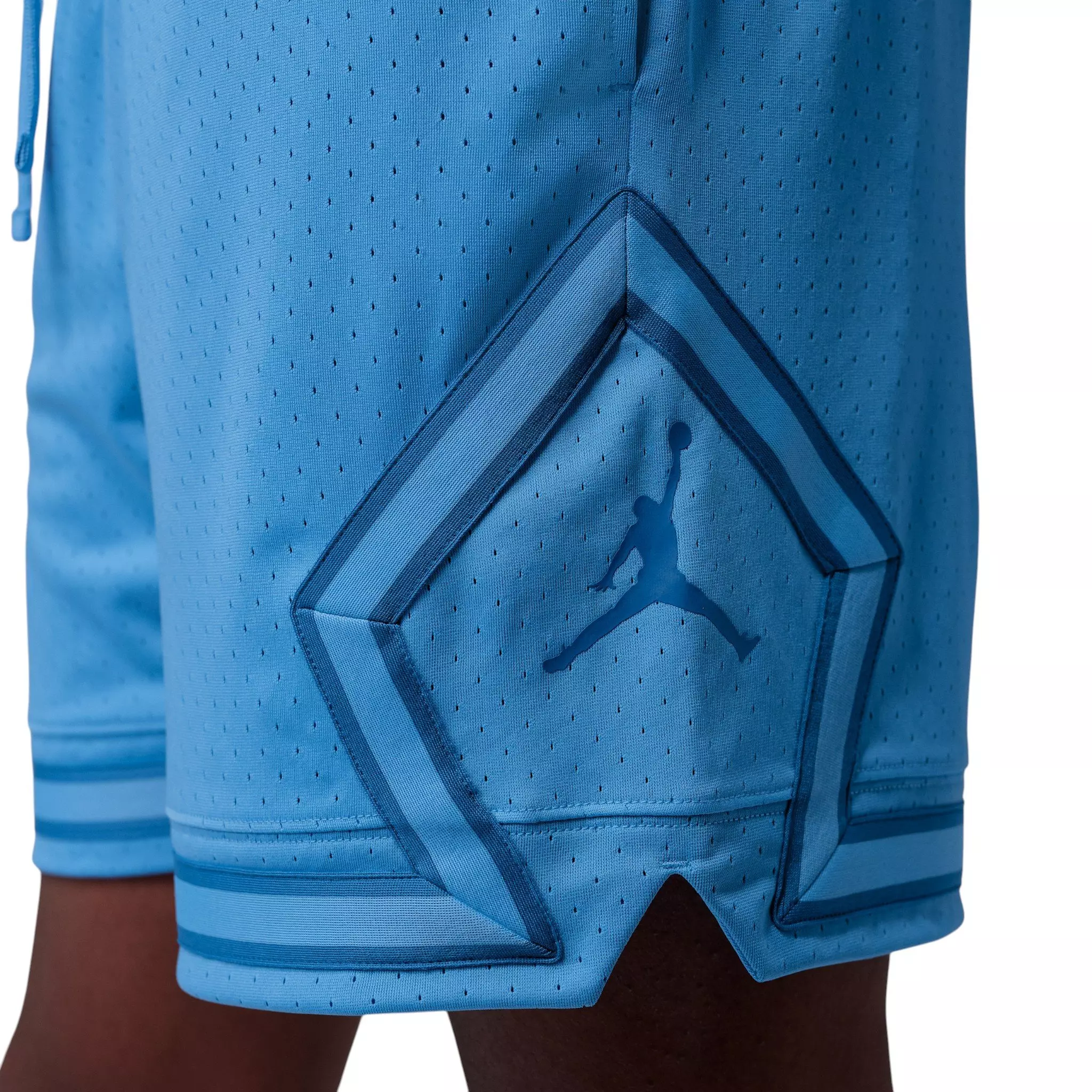 Jordan Men's Sport Dri-FIT Mesh Diamond Shorts - Blue Beyond/True Blue/True Blue - BLUE/BLUE/BLUE