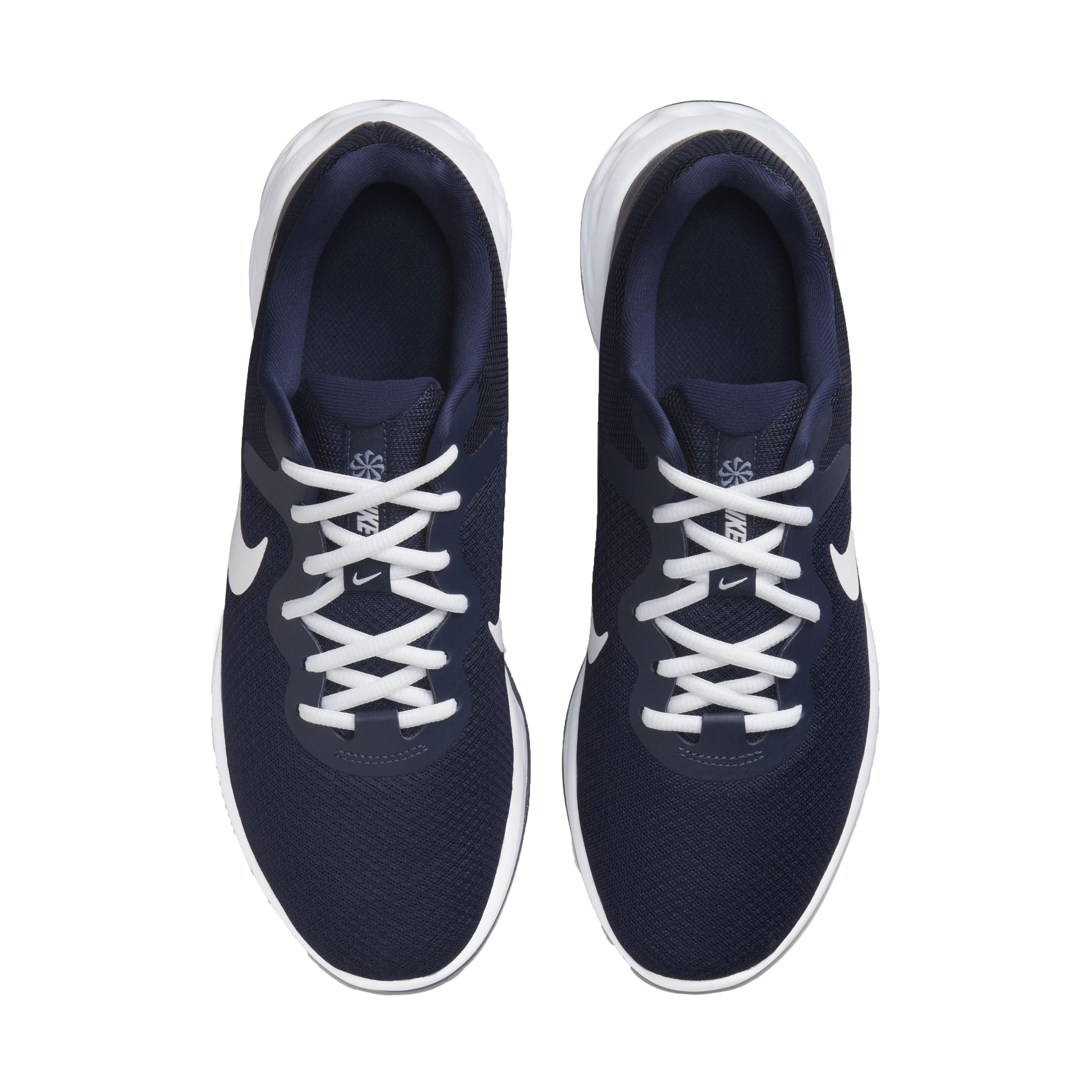 Nike Revolution 6 Next Nature Men's Road Running Shoe - BLUE Thumbnail View 4