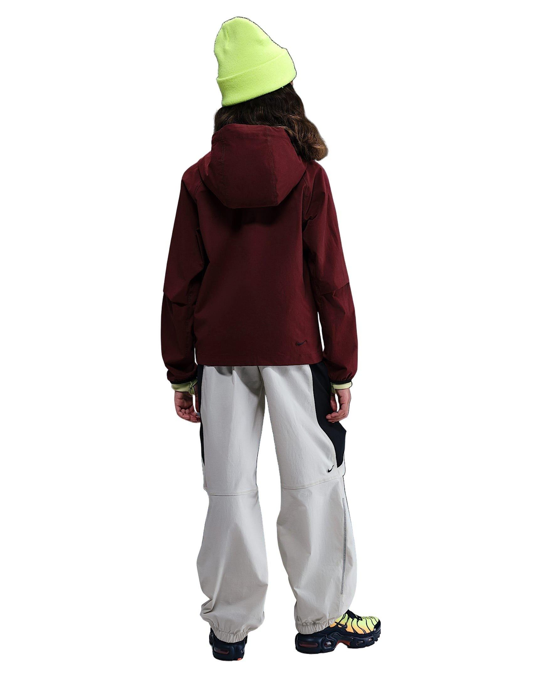 Nike Tech Woven Big Boys' Red Jacket