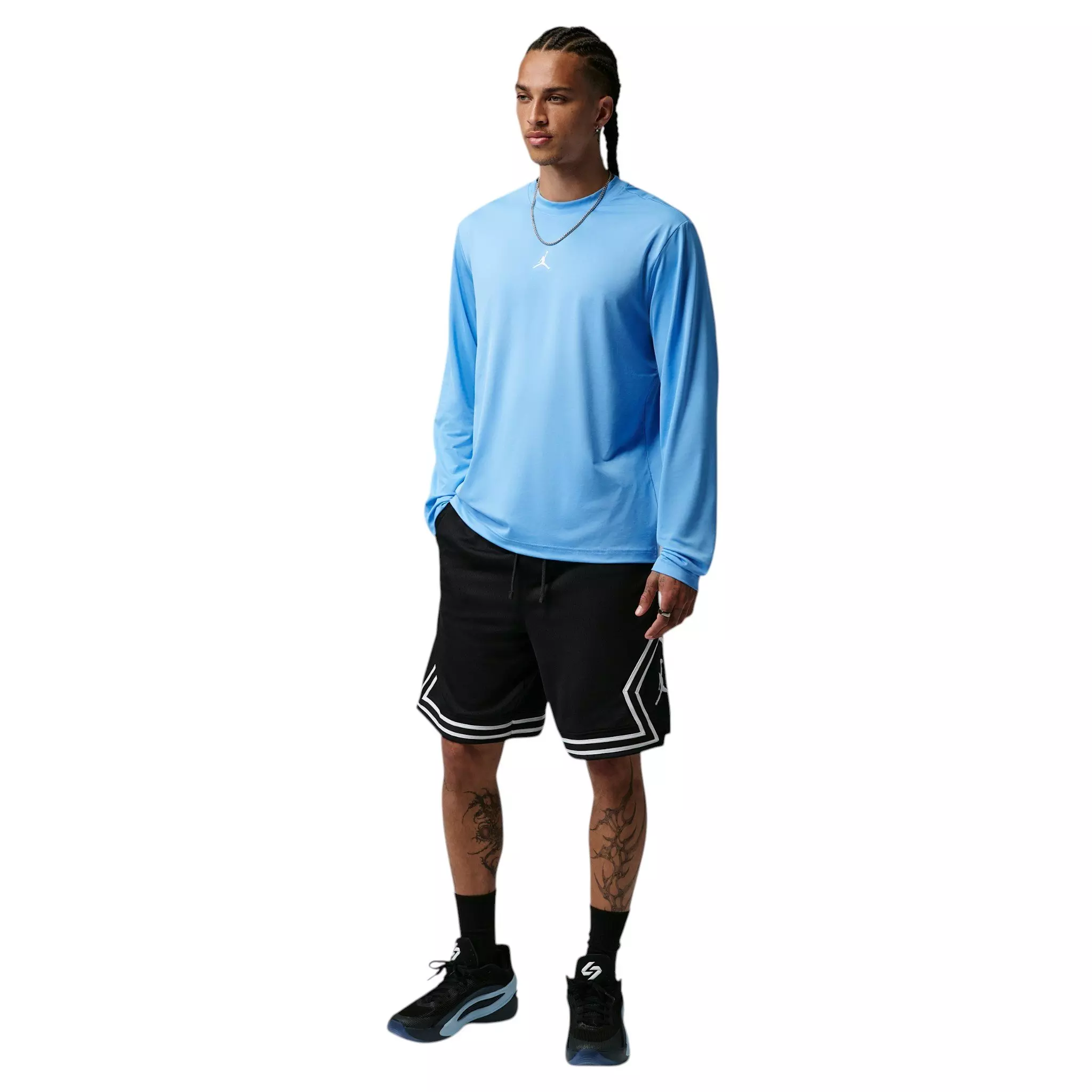 Jordan Sport Essentials Dri-FIT Long-Sleeve Top - BLUE