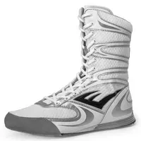 Everlast Contender High Top Boxing Shoes White - WHITE