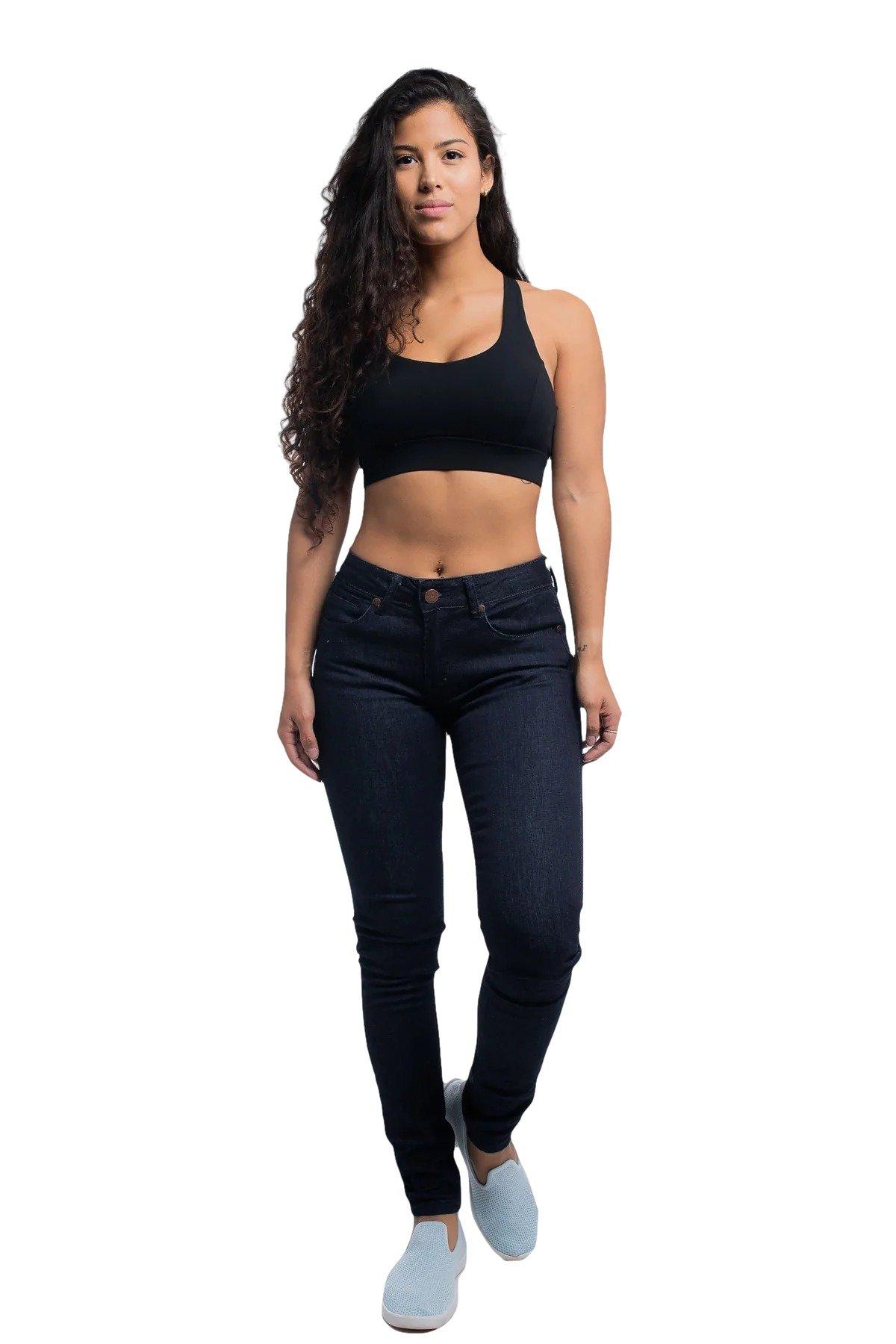 Womens Slim Athletic Fit Jeans, Barbell Apparel