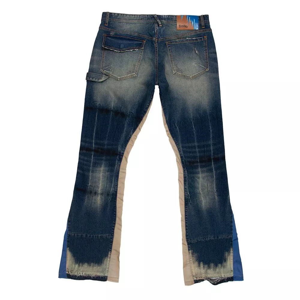 Frostiez Men's Anthem Relaxed Fit Dark Wash Carpenter Jeans - BLUE