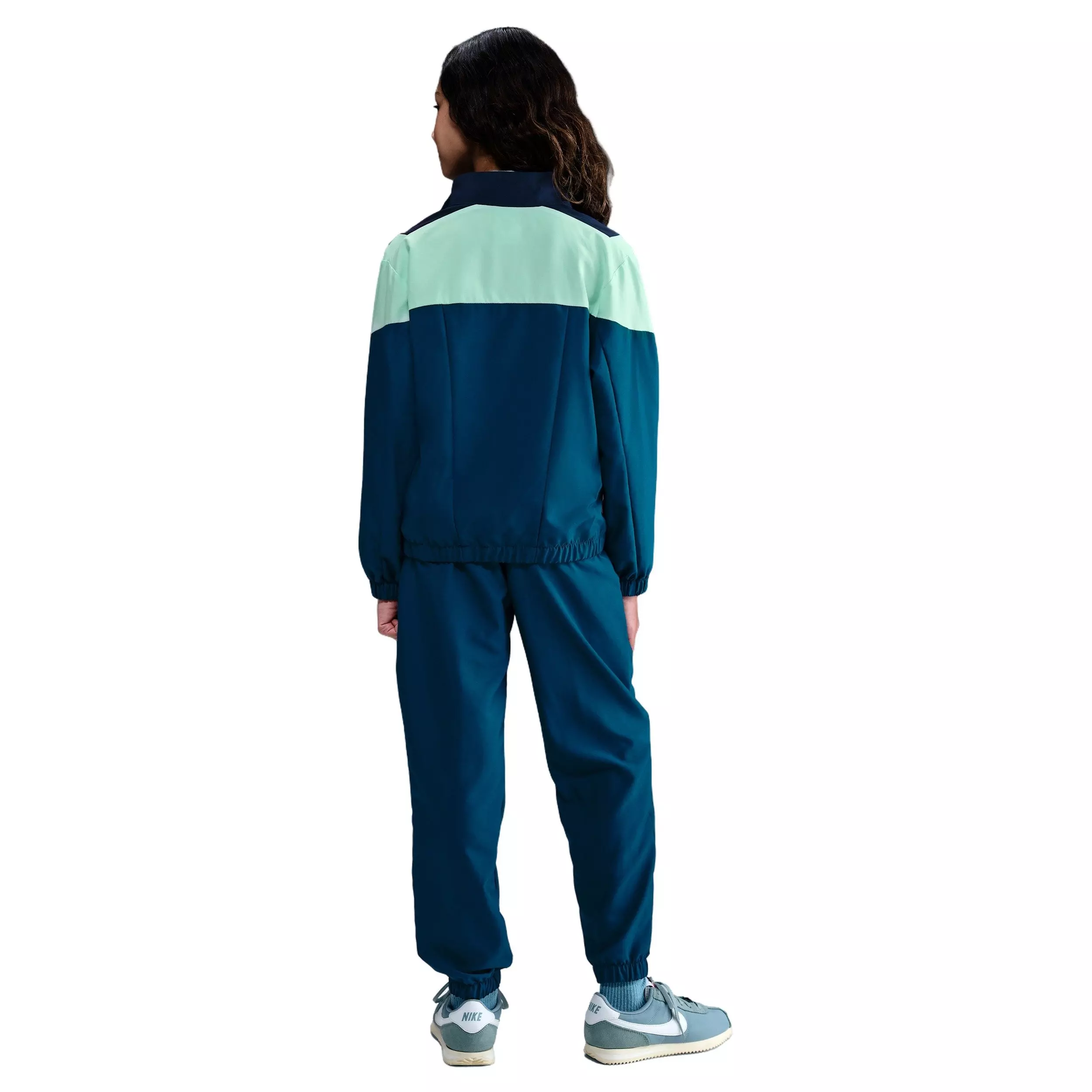 Nike Big Kids' Sportswear Woven Tracksuit - Blue - BLUE