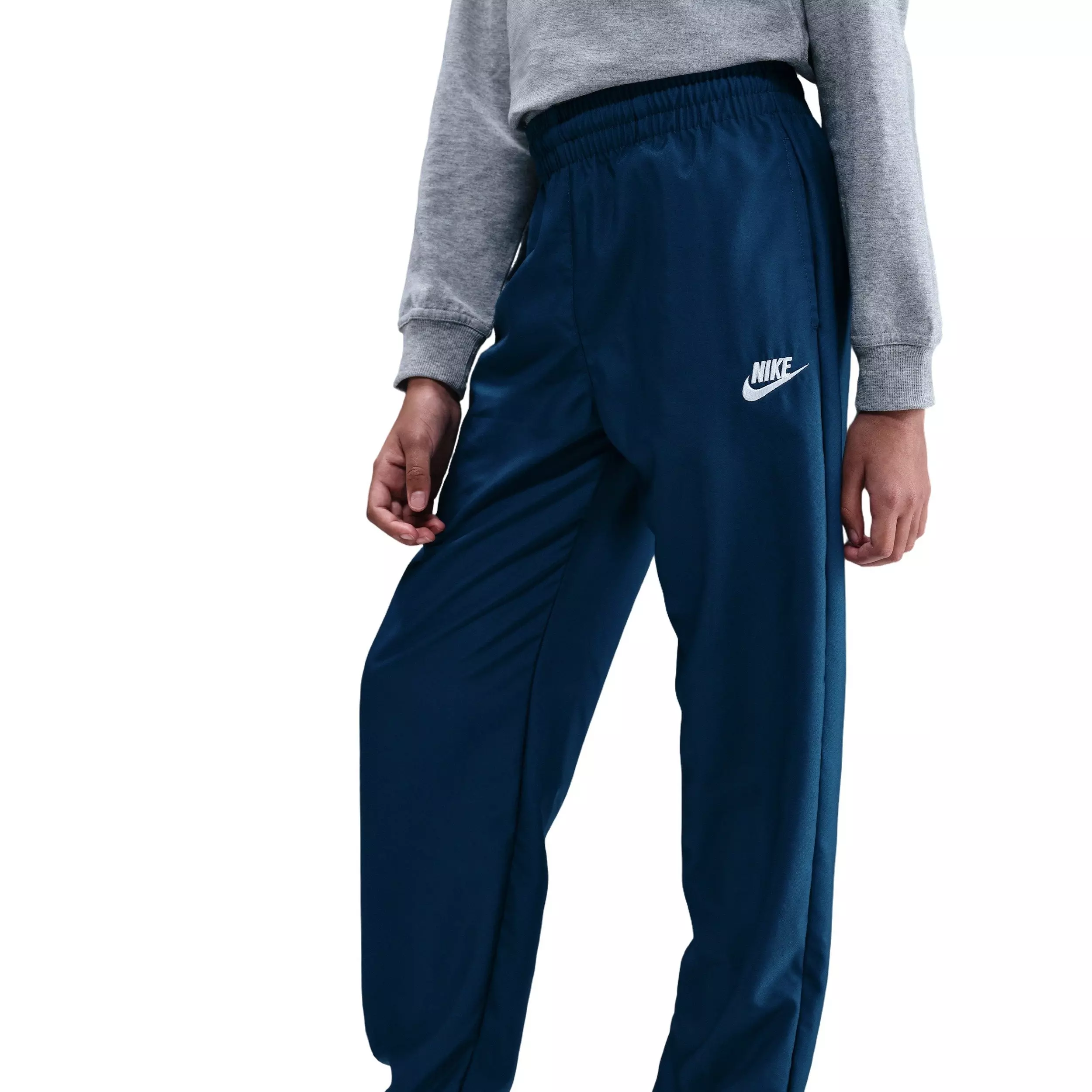 Nike Big Kids' Sportswear Woven Tracksuit - Blue - BLUE