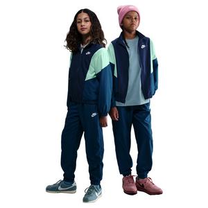 Nike Big Kids' Sportswear Woven Tracksuit - Blue