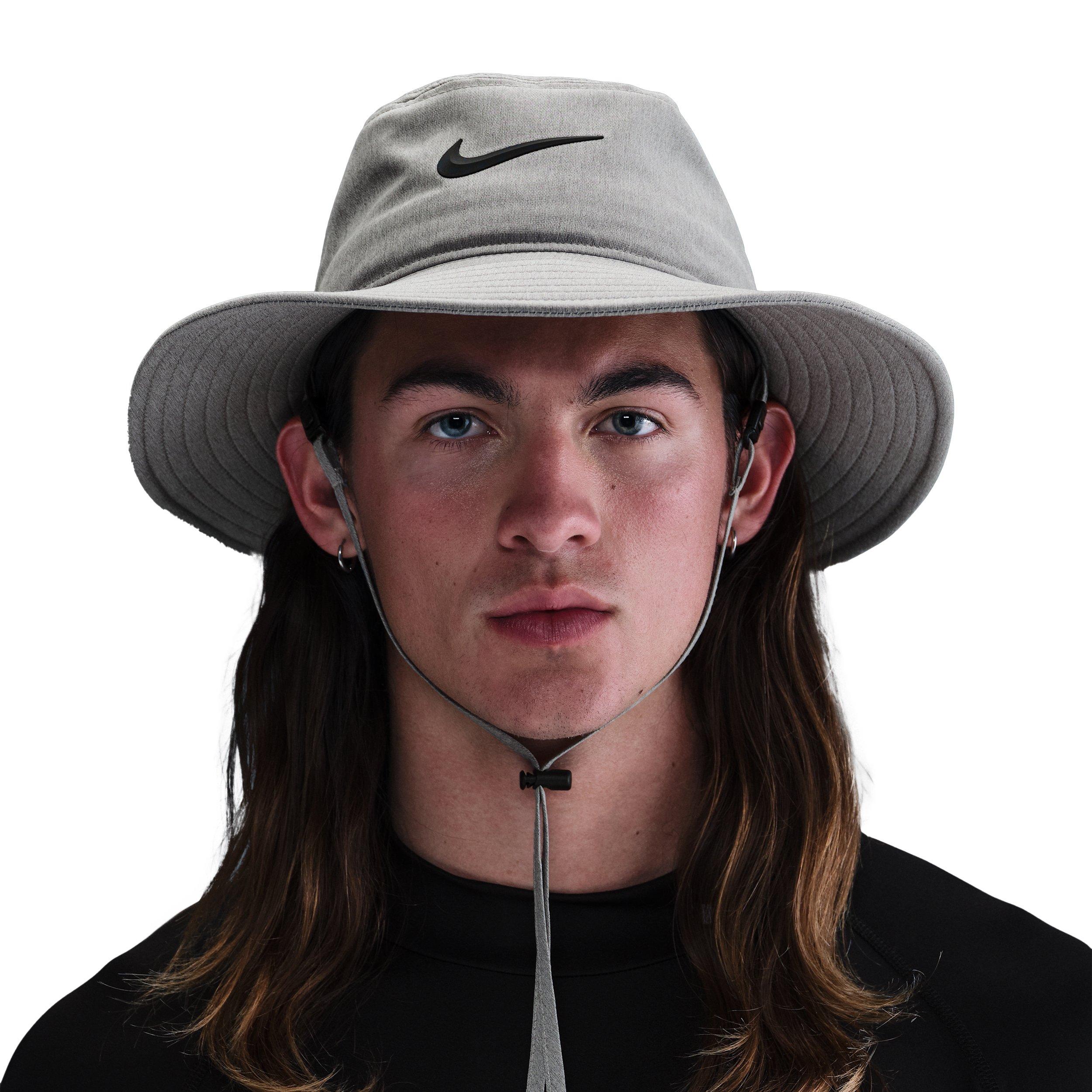 Nike Adult Apex Dri-FIT Bucket Hat - GREY Thumbnail View 3