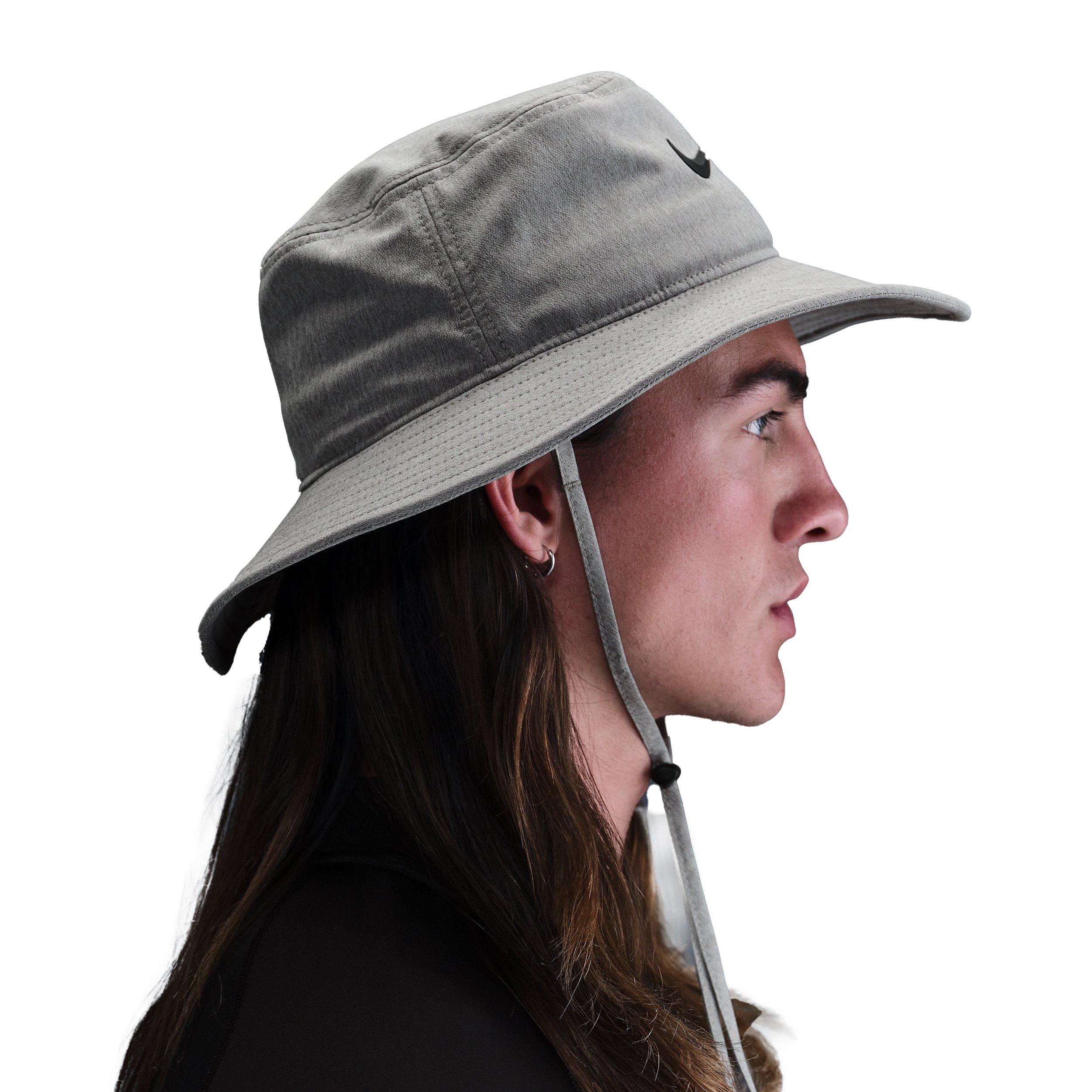 Nike Adult Apex Dri-FIT Bucket Hat - GREY Thumbnail View 4