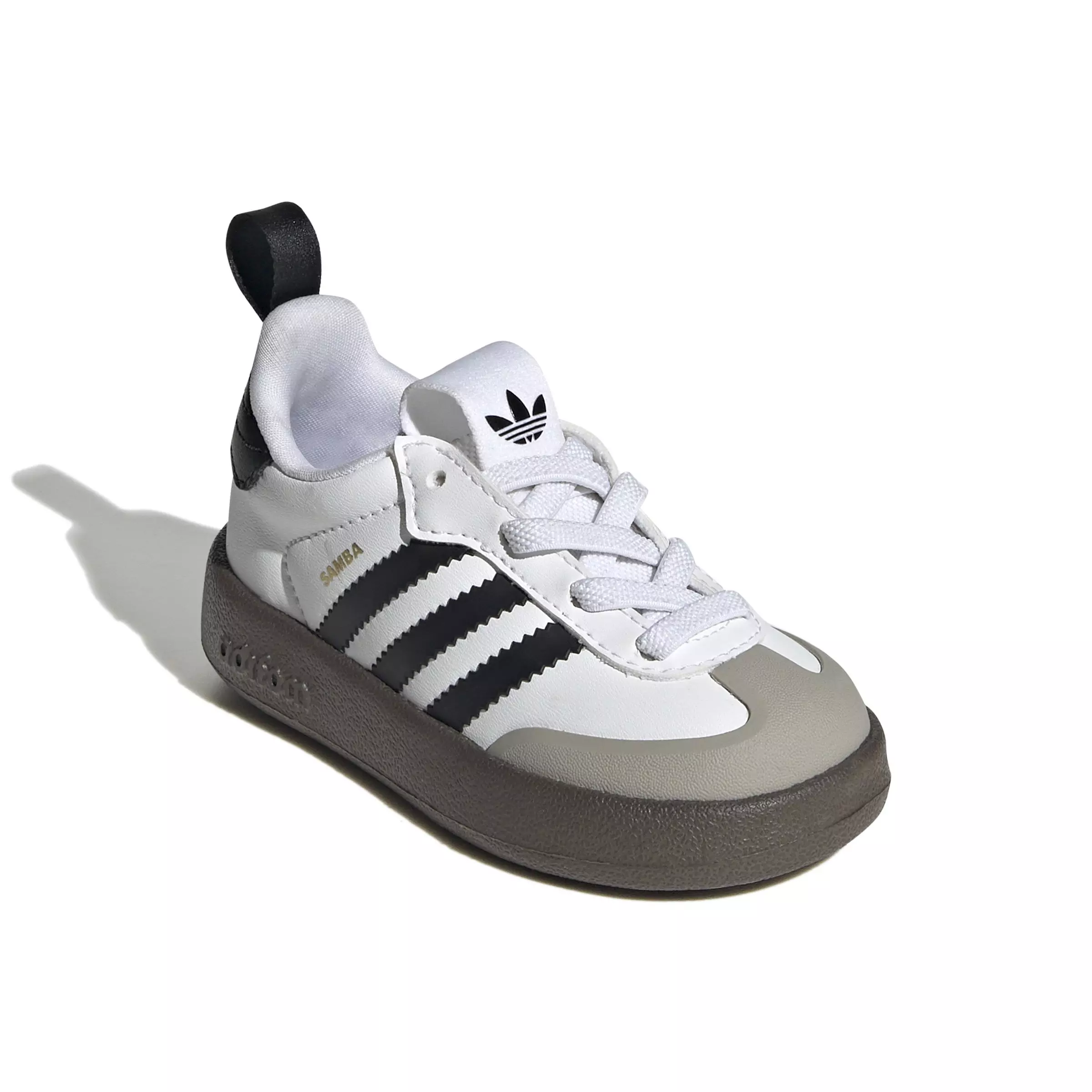 adidas Originals Adifom Samba 360 "Ftwr White/Core Black/Clear Granite" Infant Boys' Shoe - WHITE/BLACK/GRANITE