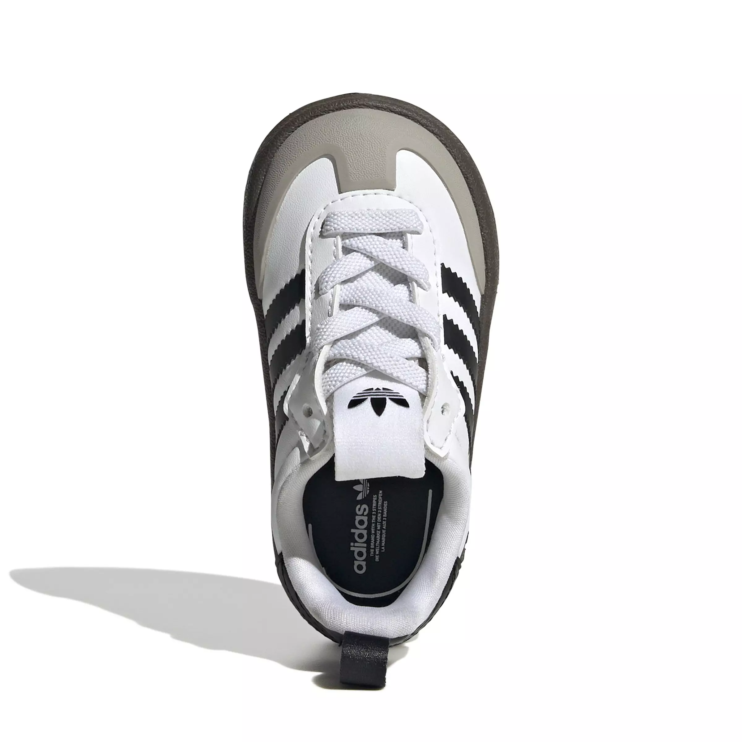adidas Originals Adifom Samba 360 "Ftwr White/Core Black/Clear Granite" Infant Boys' Shoe - WHITE/BLACK/GRANITE