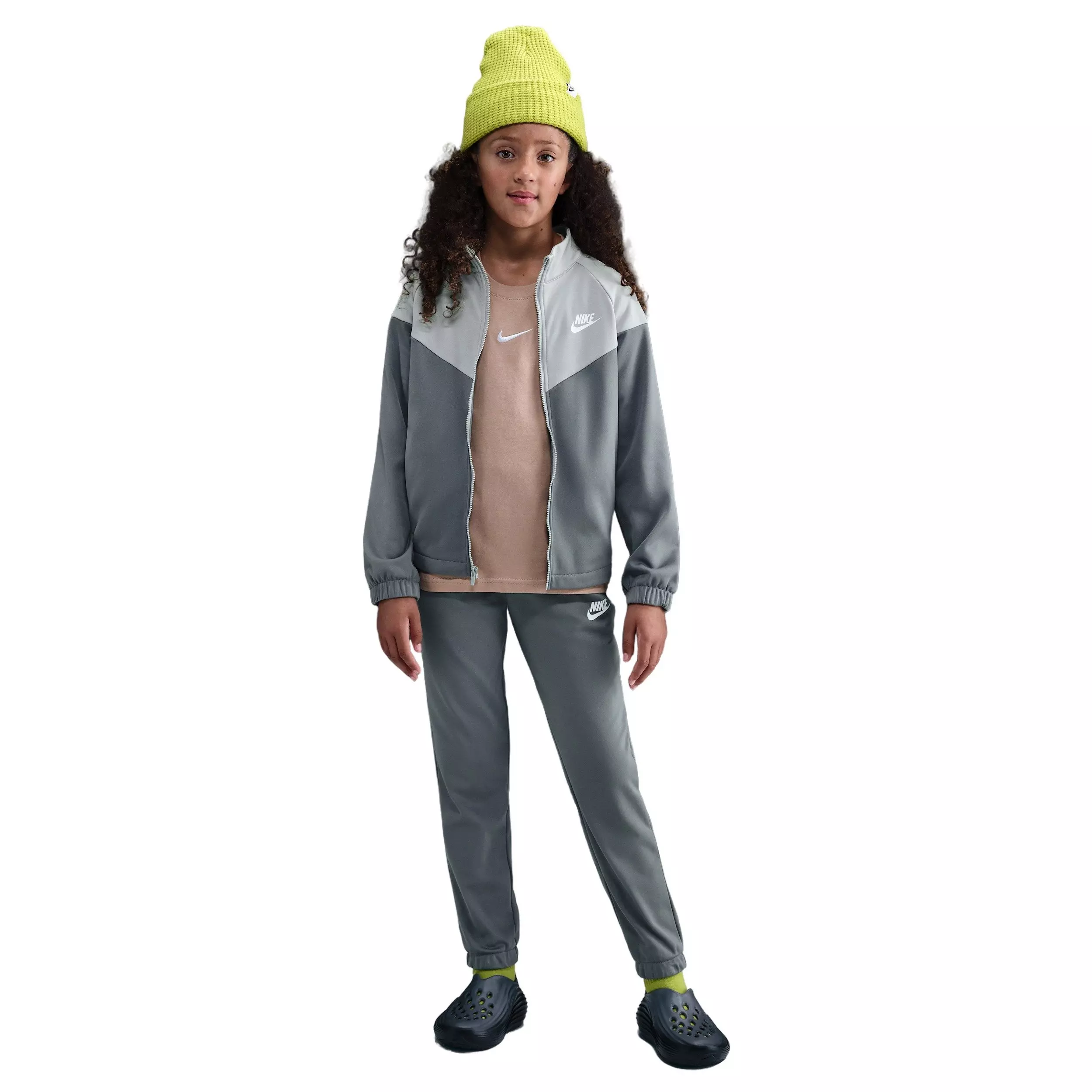 Nike Sportswear Big Kids' Dri-FIT Tracksuit - Grey - GREY
