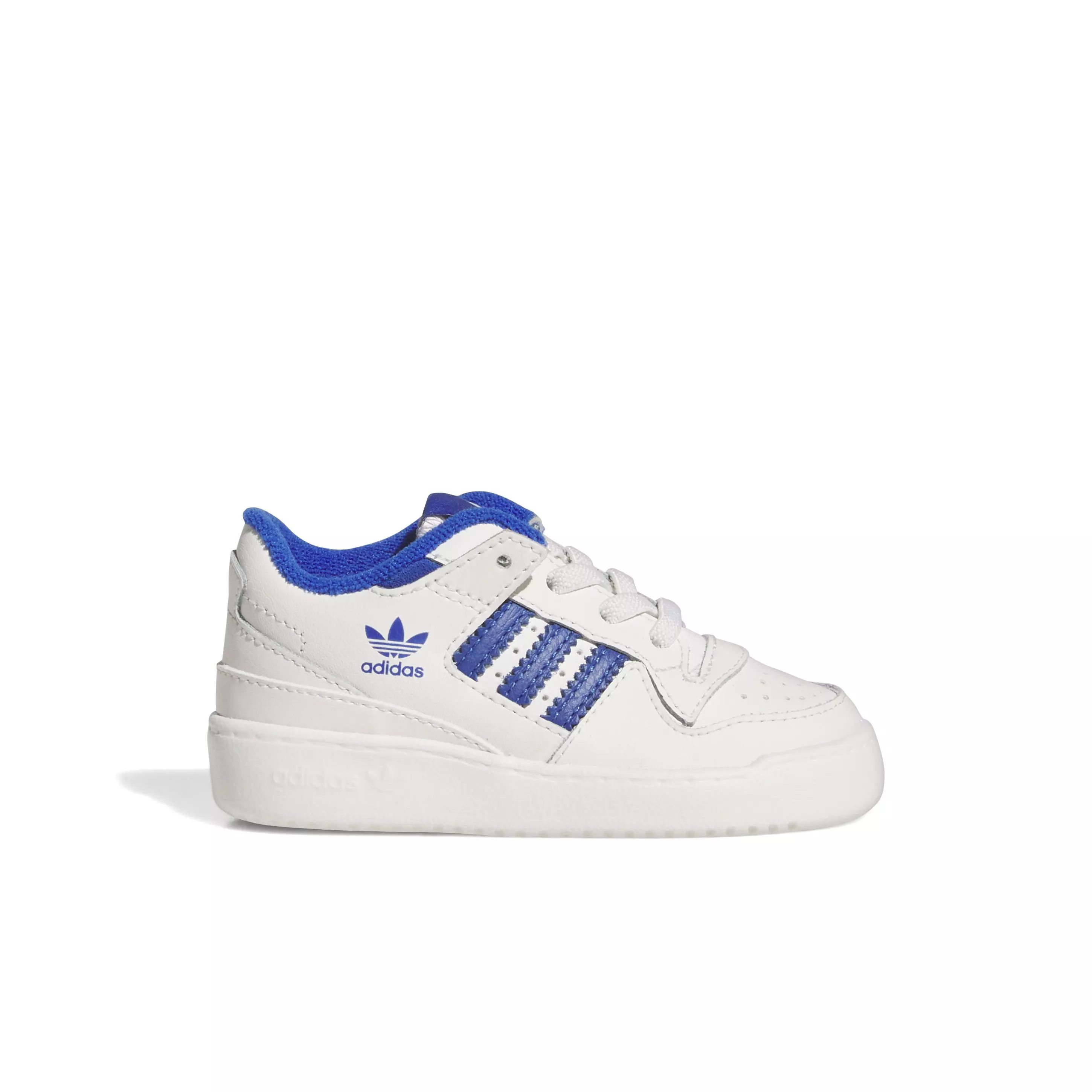 adidas Forum Low CL "Core White/Team Royal Blue/Core White" Infant Boys' Shoe - WHITE/ROYAL/WHITE