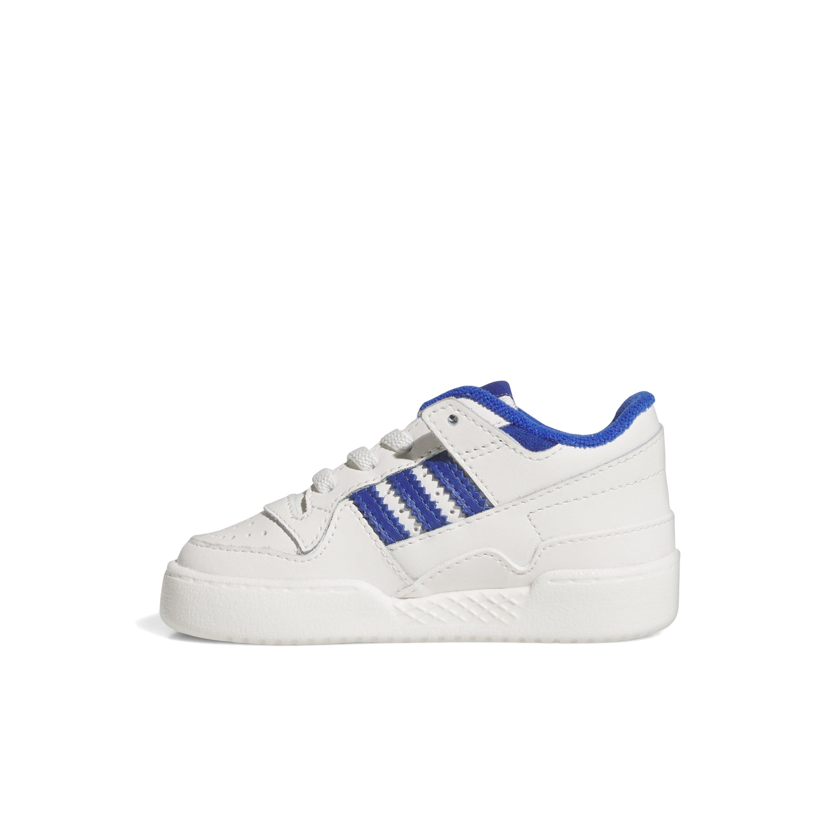 adidas Forum Low CL "Core White/Team Royal Blue/Core White" Infant Boys' Shoe - WHITE/ROYAL/WHITE Thumbnail View 2