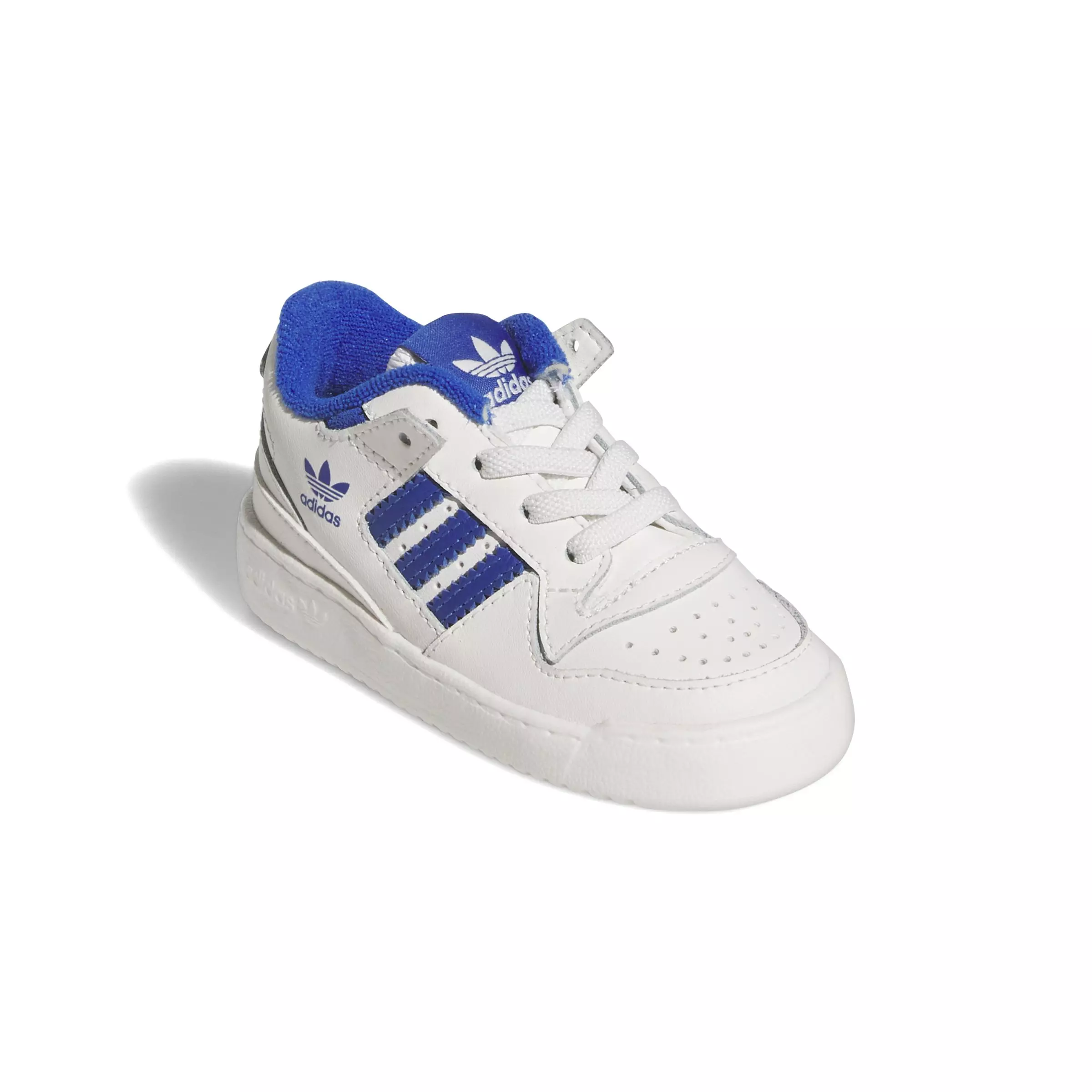 adidas Forum Low CL "Core White/Team Royal Blue/Core White" Infant Boys' Shoe - WHITE/ROYAL/WHITE