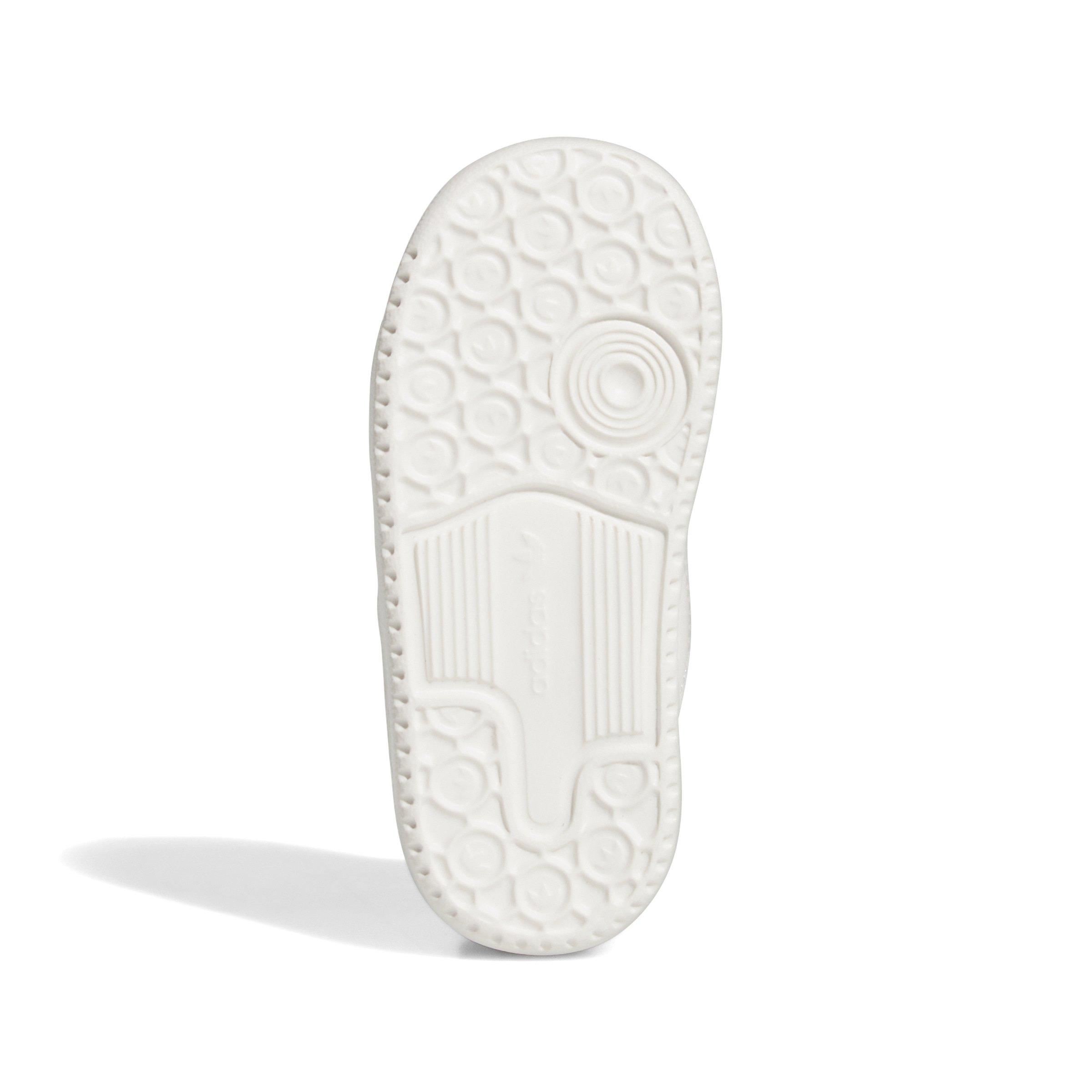 adidas Forum Low CL "Core White/Team Royal Blue/Core White" Infant Boys' Shoe - WHITE/ROYAL/WHITE Thumbnail View 6