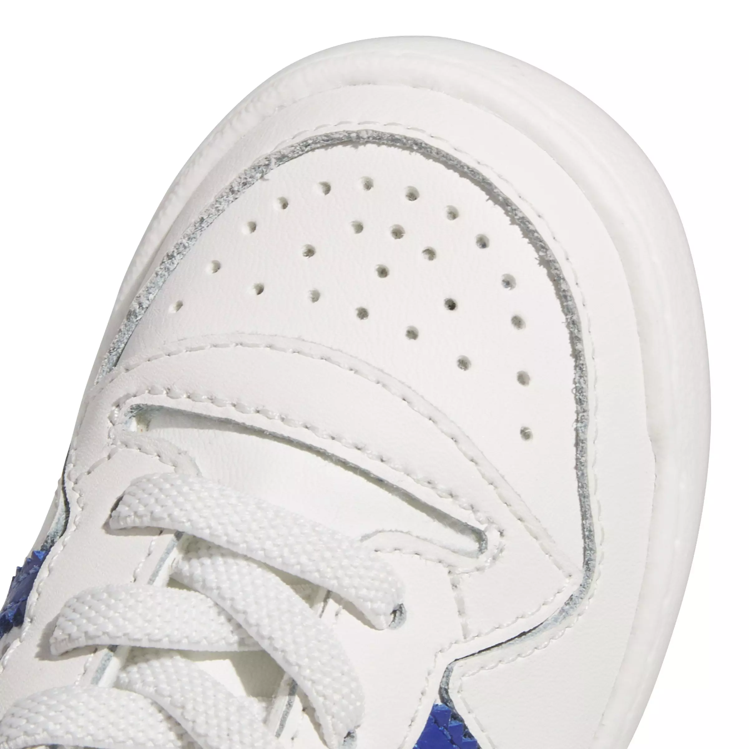 adidas Forum Low CL "Core White/Team Royal Blue/Core White" Infant Boys' Shoe - WHITE/ROYAL/WHITE