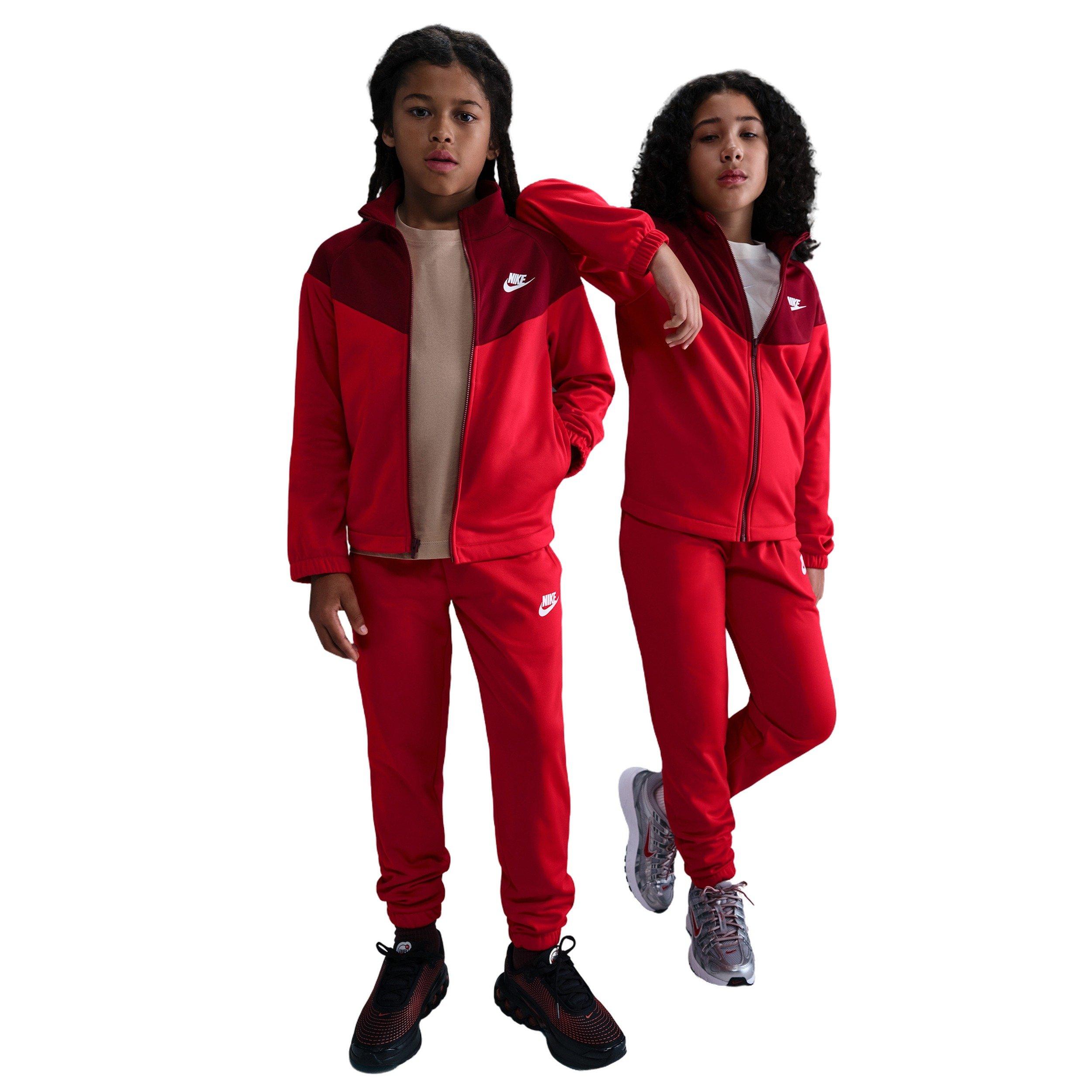 Nike Sportswear Big Kids' Dri-FIT Tracksuit - Red - RED Thumbnail View 1