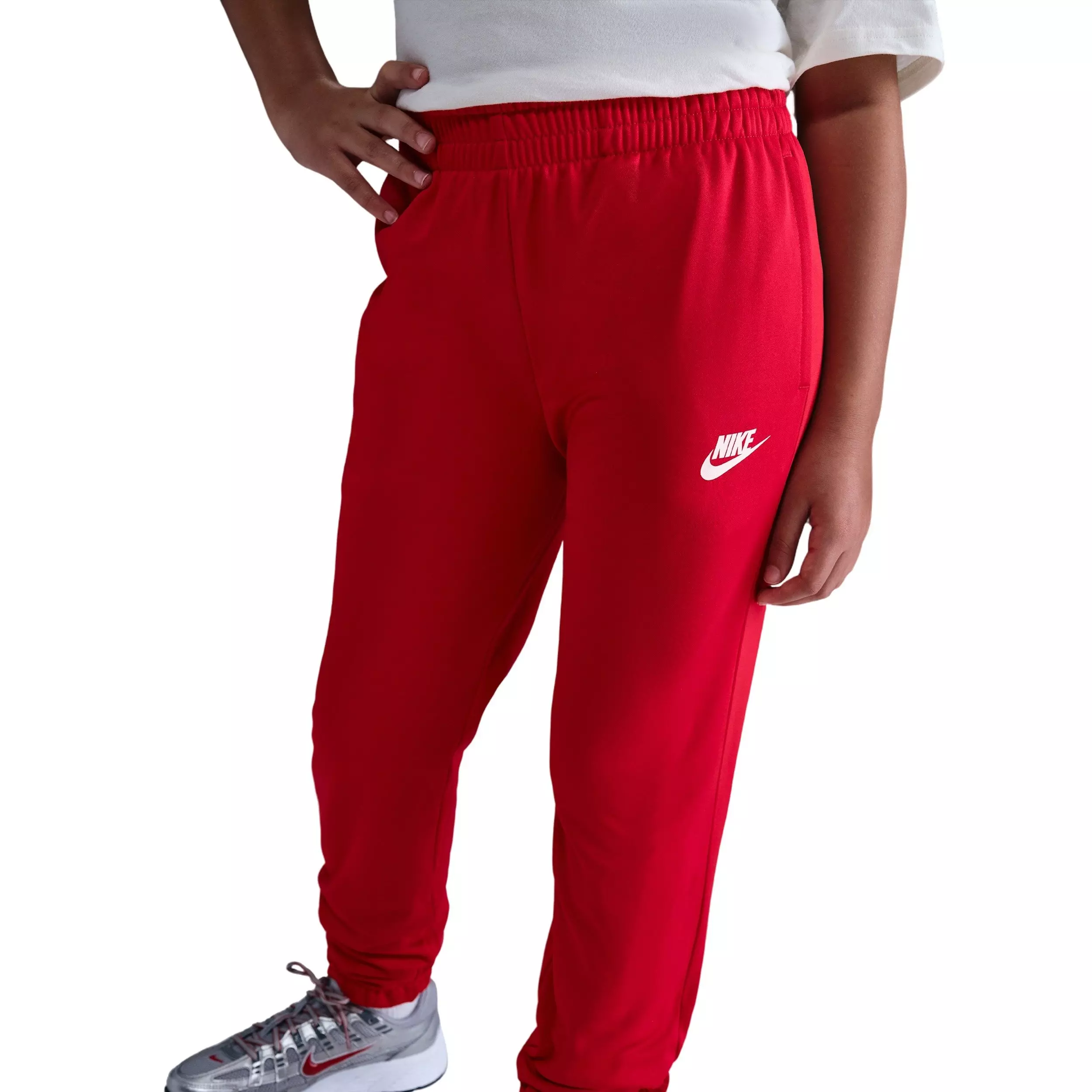 Nike Sportswear Big Kids' Dri-FIT Tracksuit -Red - RED