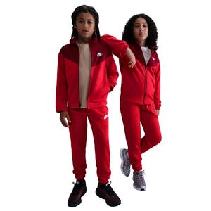 Nike Sportswear Big Kids' Dri-FIT Tracksuit -Red