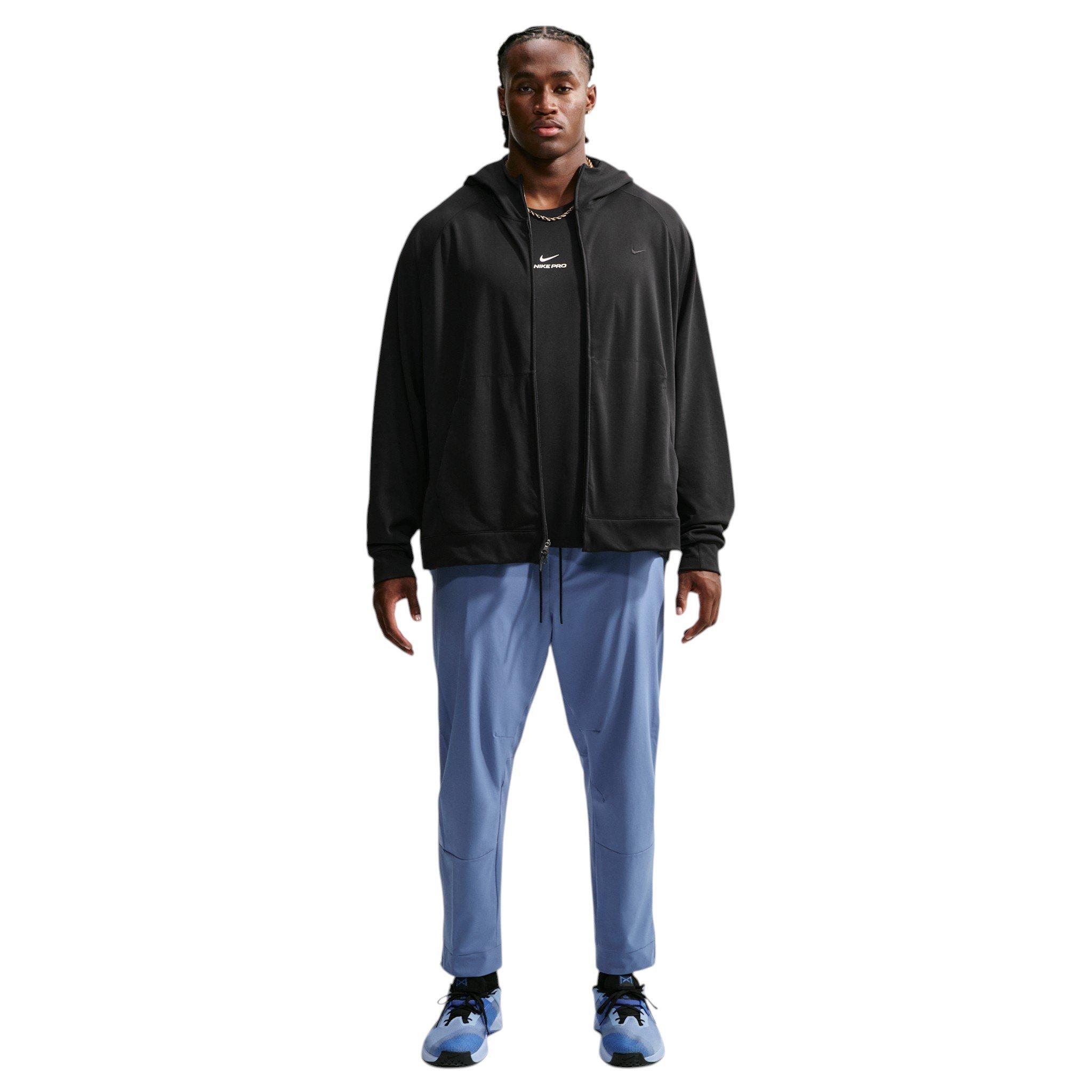 Nike Men's Unlimited Dri-FIT Zippered Cuff Versatile Pants - BLUE Thumbnail View 6