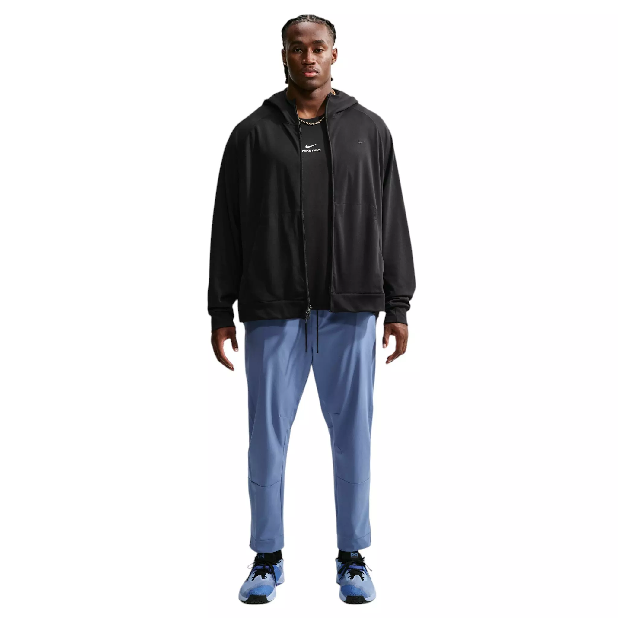 Nike Men's Unlimited Dri-FIT Zippered Cuff Versatile Pants - BLUE