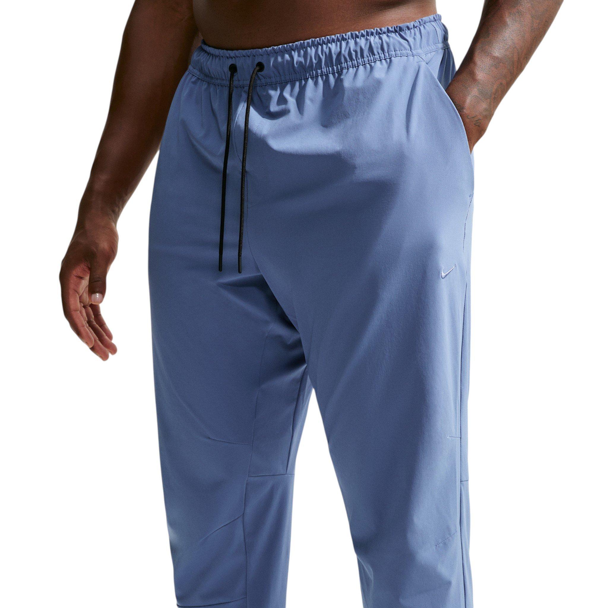 Nike Men's Unlimited Dri-FIT Zippered Cuff Versatile Pants - BLUE Thumbnail View 7