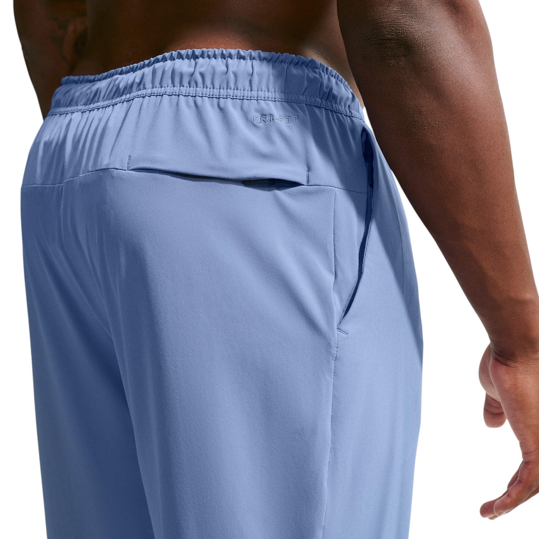 Nike Men's Unlimited Dri-FIT Zippered Cuff Versatile Pants - BLUE Thumbnail View 8