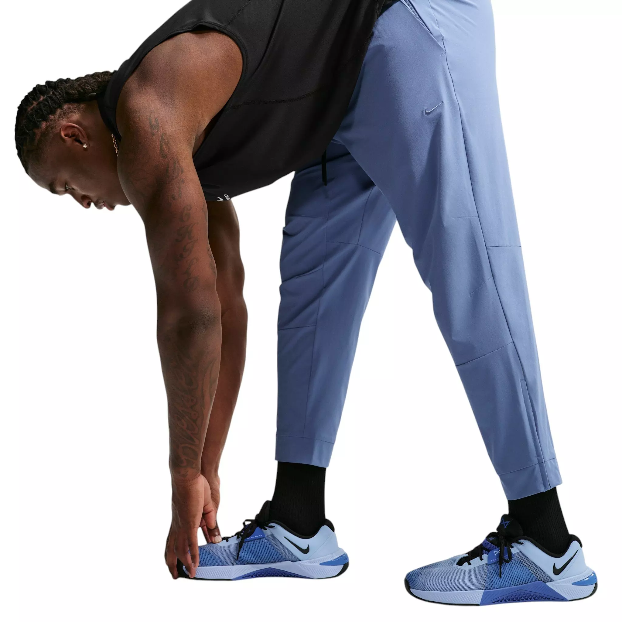 Nike Men's Unlimited Dri-FIT Zippered Cuff Versatile Pants - BLUE