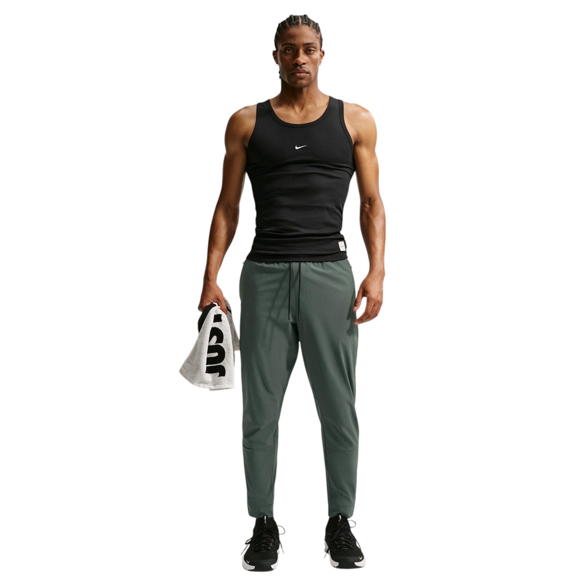 Nike Men's Unlimited Dri-FIT Zippered Cuff Versatile Pants - GREEN