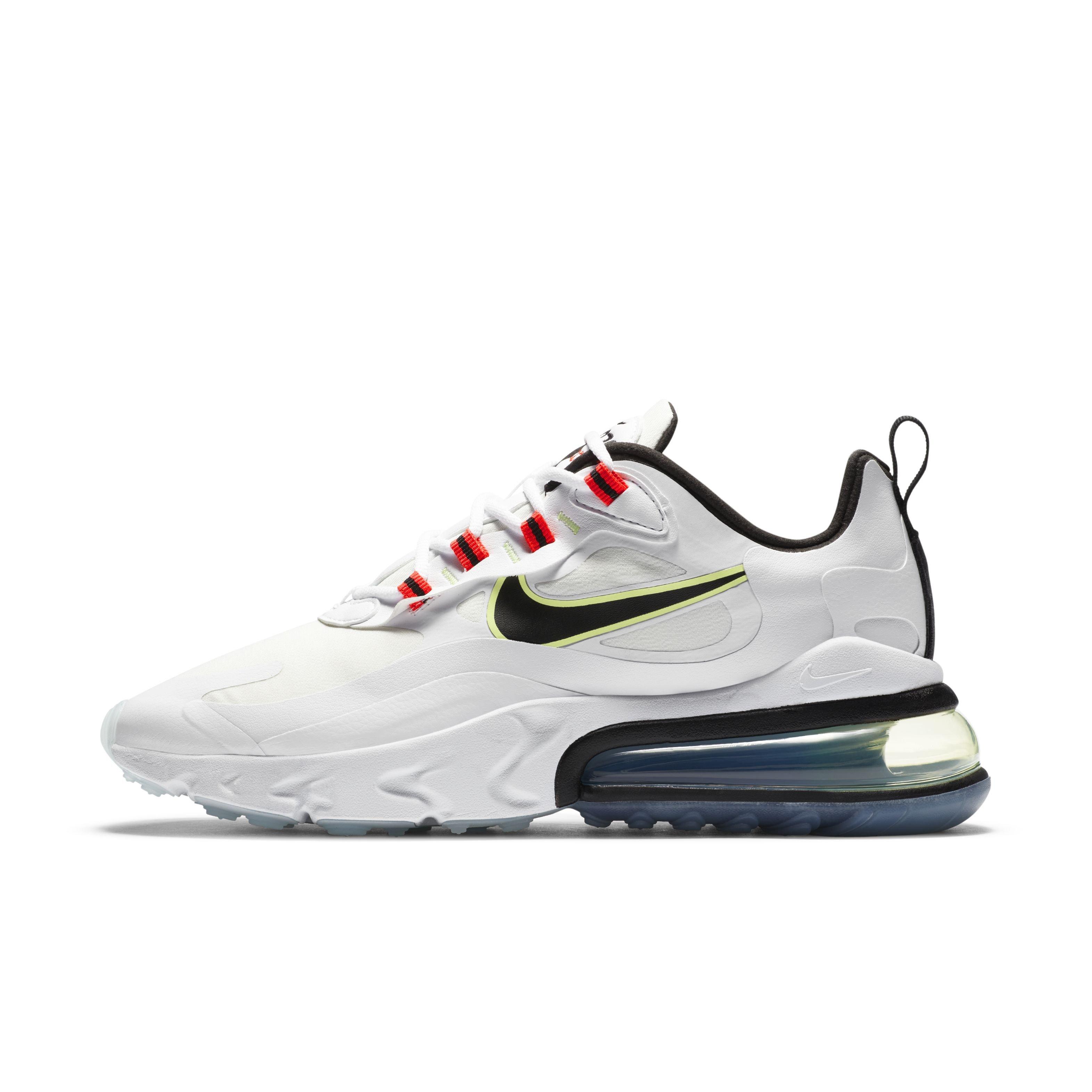 Nike Air Max 270 React White Spruce Aura Bright Crimson Black Women S Shoe Hibbett City Gear