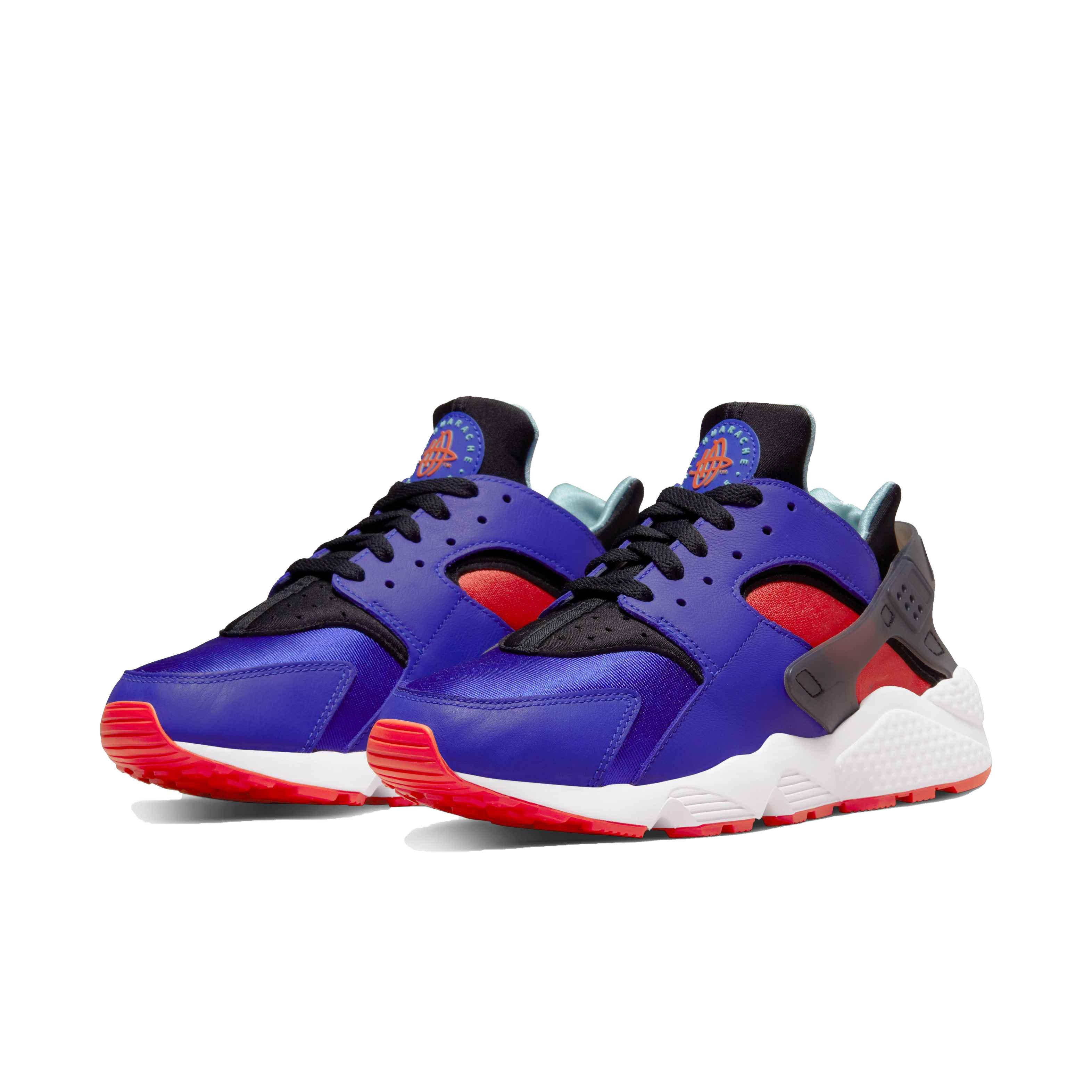 Nike Air Huarache "Concord/Team Orange/Copa/Black" Men's Shoe - BLUE Thumbnail View 2