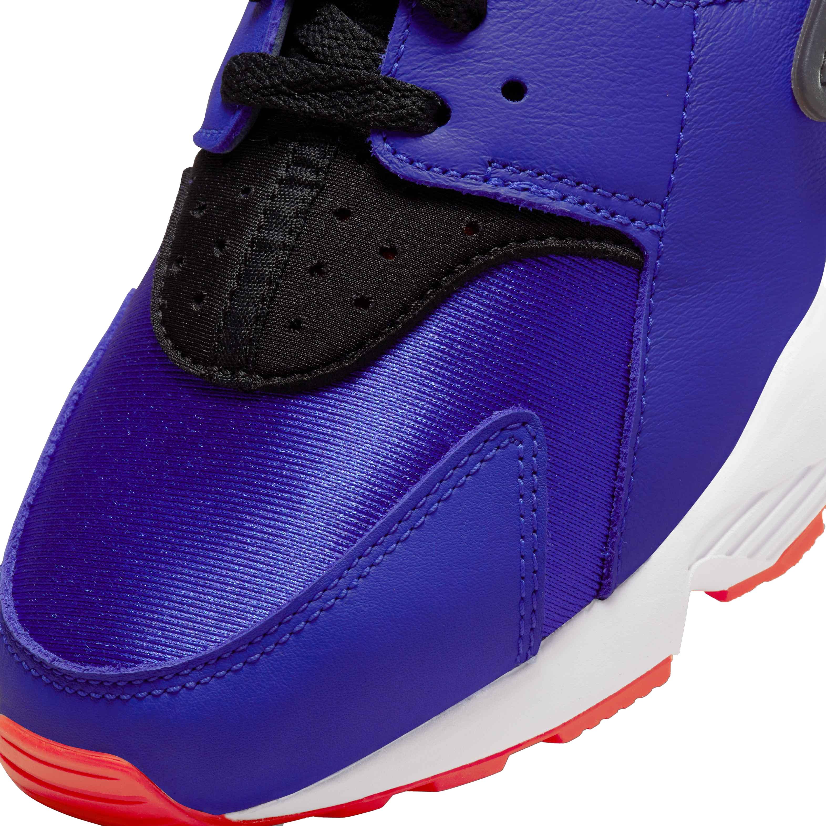 Nike Air Huarache "Concord/Team Orange/Copa/Black" Men's Shoe - BLUE Thumbnail View 4