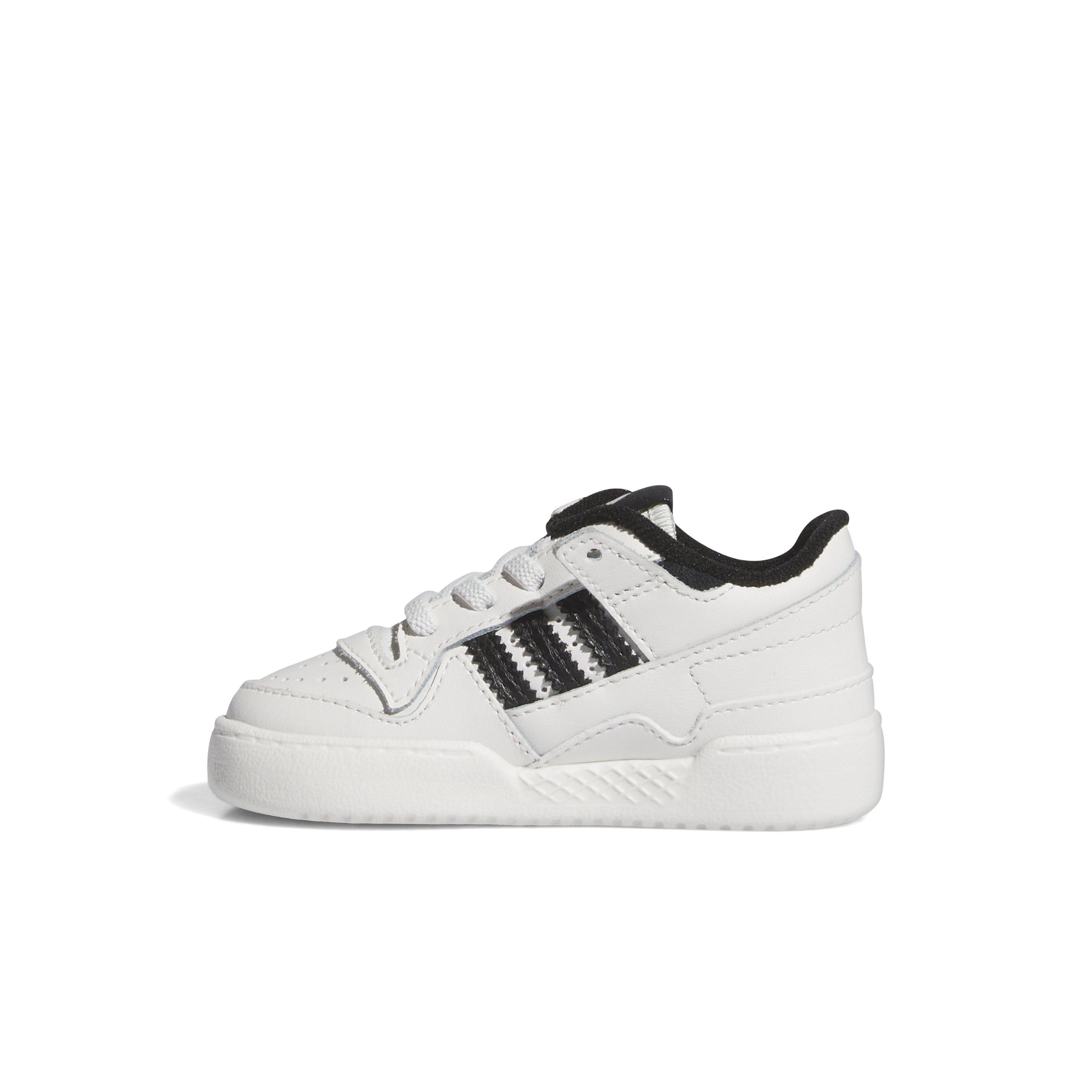 adidas Forum Low CL "Core White/Core Black/Core White" Infant Boys' Shoe - WHITE/BLACK/WHITE Thumbnail View 2