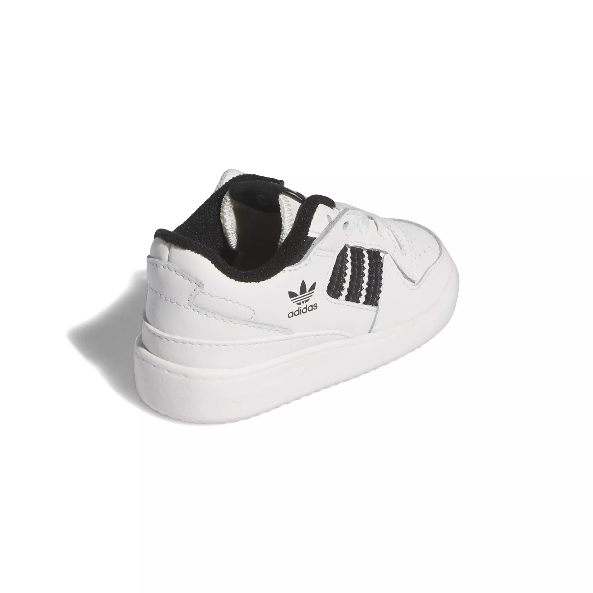 adidas Forum Low CL "Core White/Core Black/Core White" Infant Boys' Shoe - WHITE/BLACK/WHITE