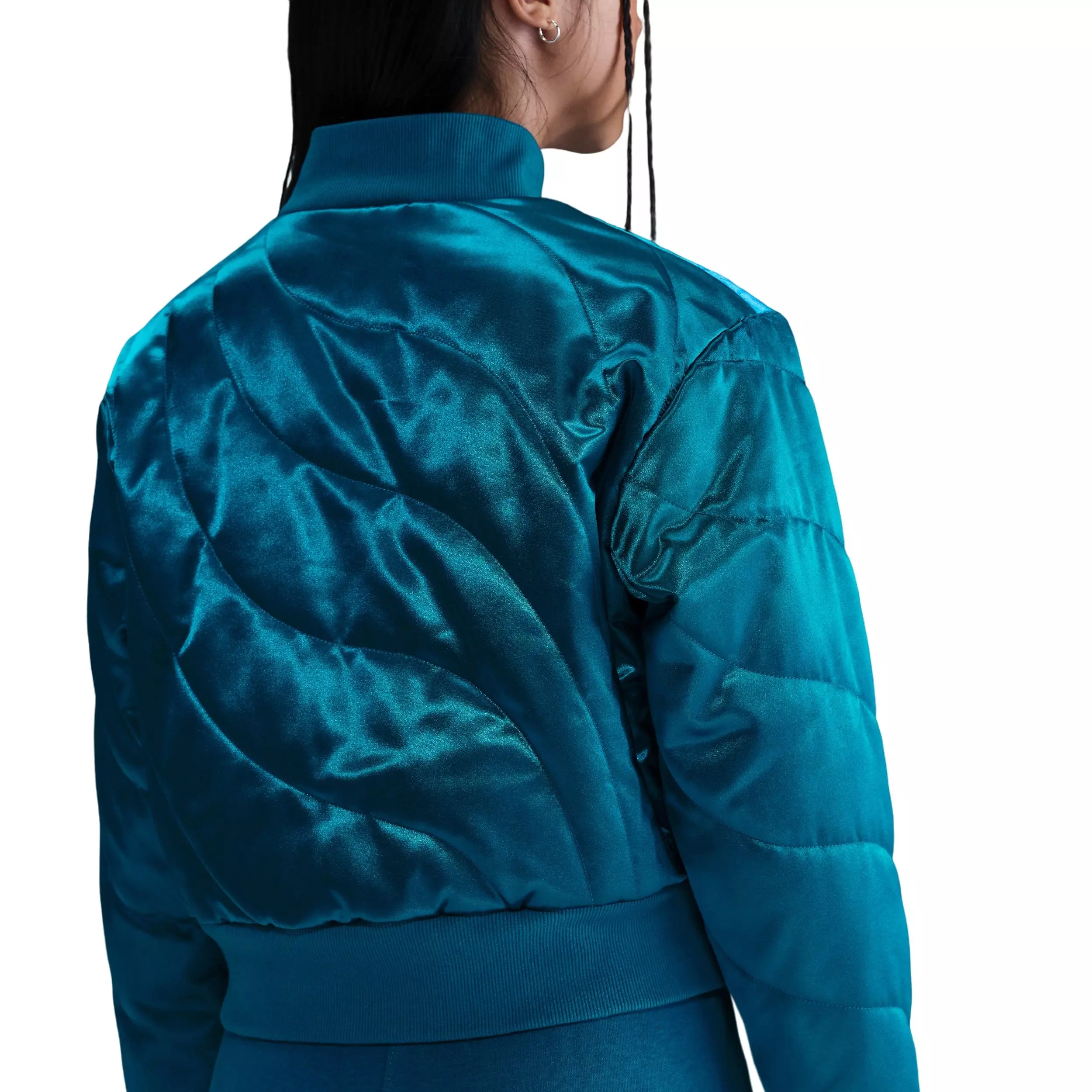Nike Big Girls' Sportswear Jacket - Blue - BLUE