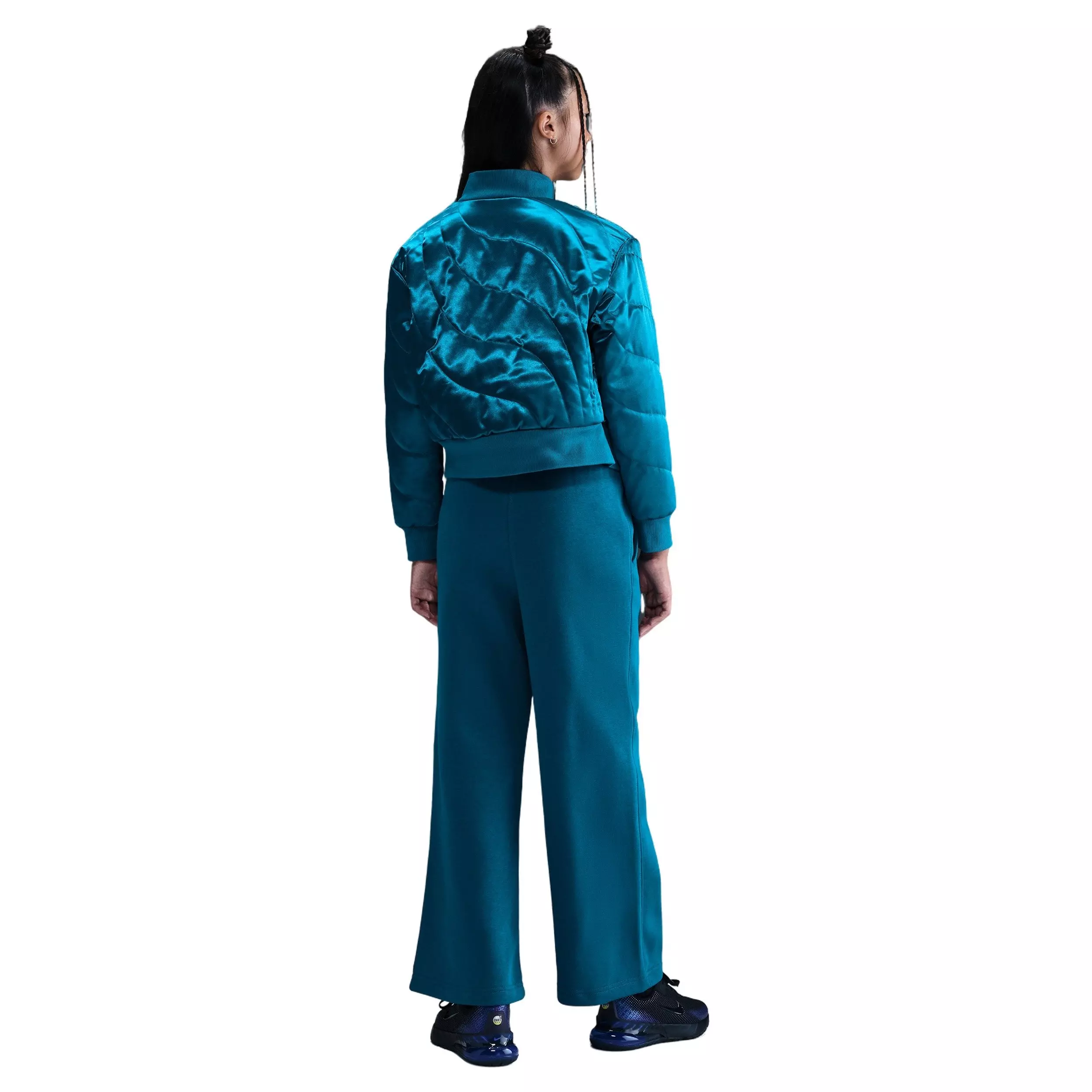 Nike Big Girls' Sportswear Jacket - Blue - BLUE