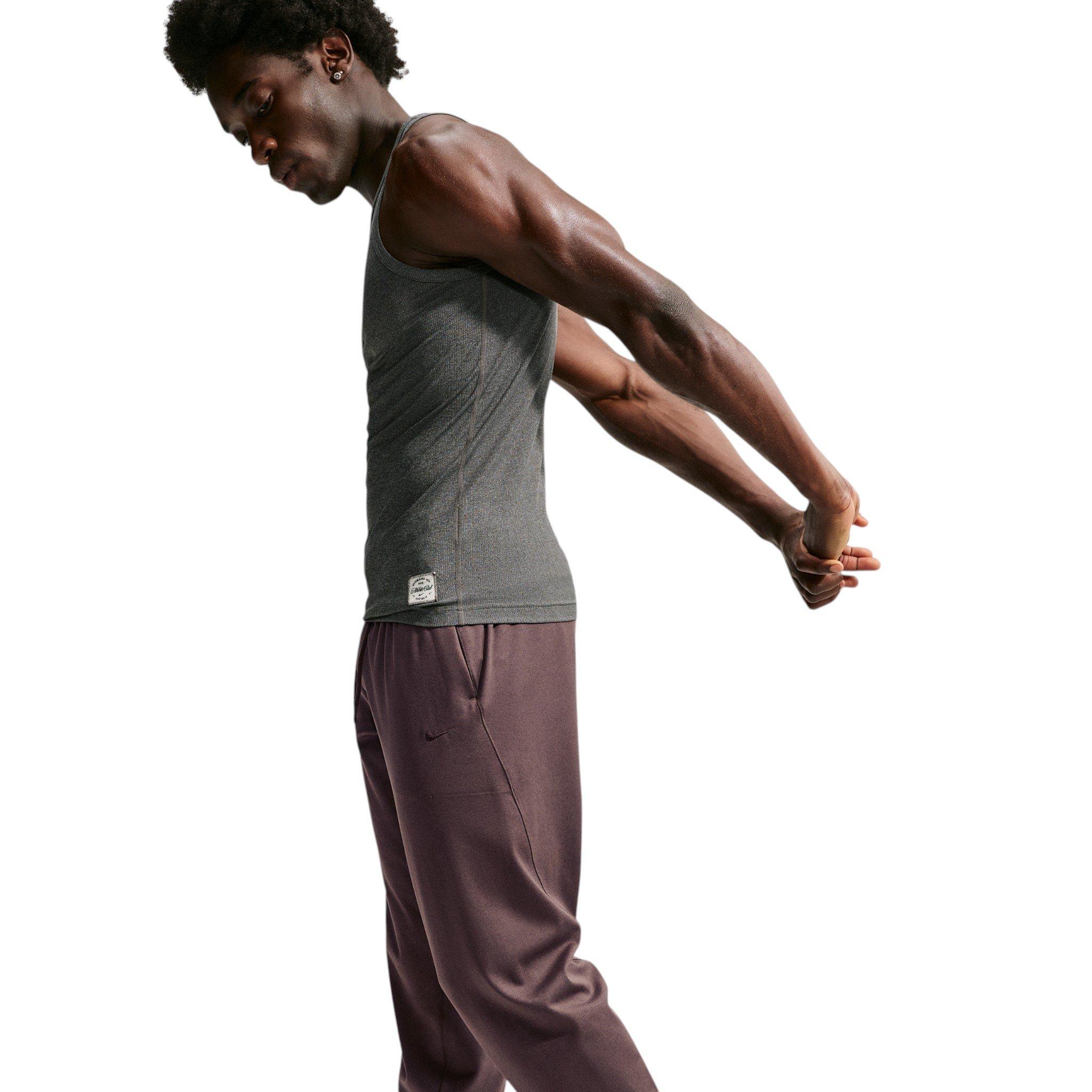 Nike Men's Primary NanoKnit Dri-FIT UV Protection Performance Joggers - BROWN Thumbnail View 3