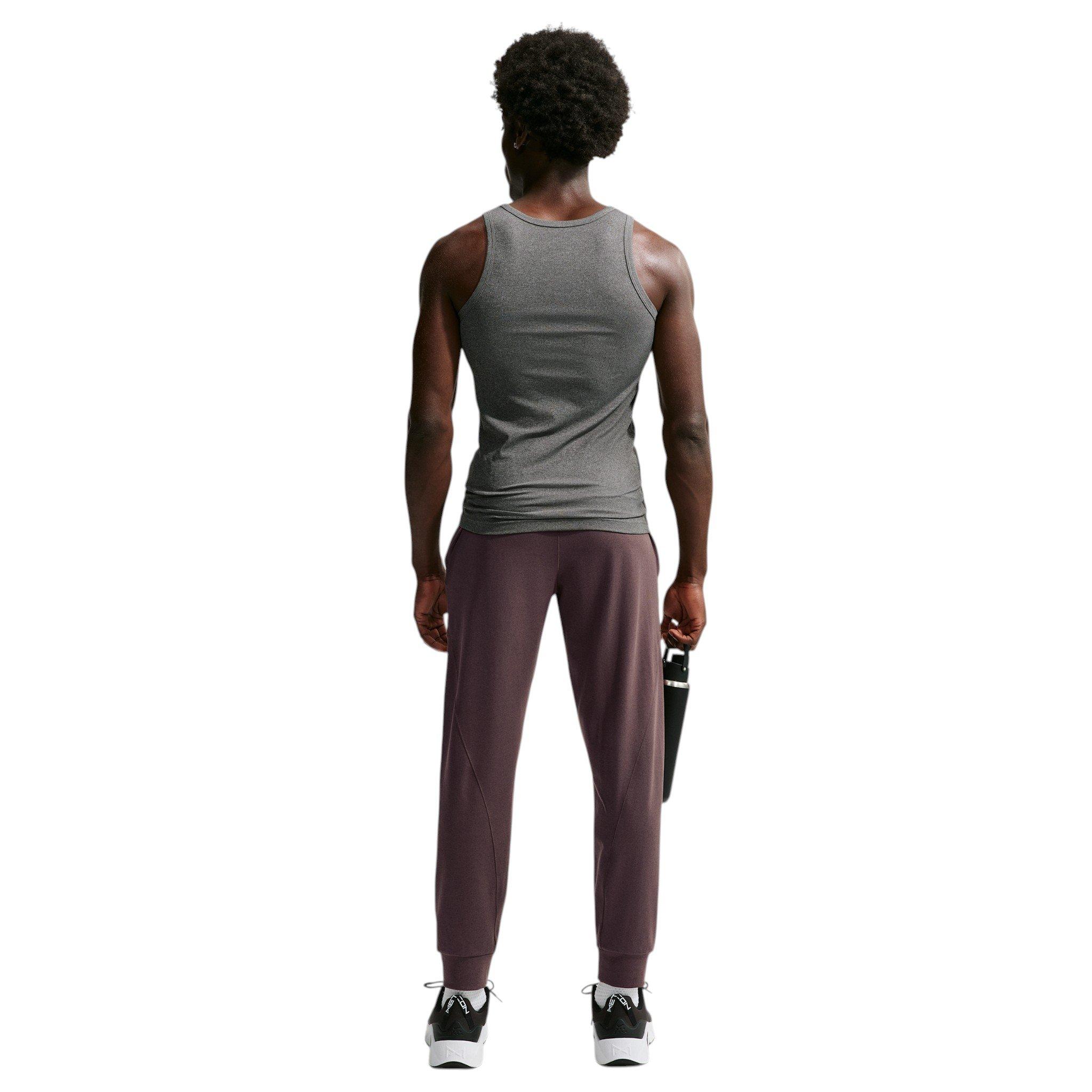 Nike Men's Primary NanoKnit Dri-FIT UV Protection Performance Joggers - BROWN Thumbnail View 5