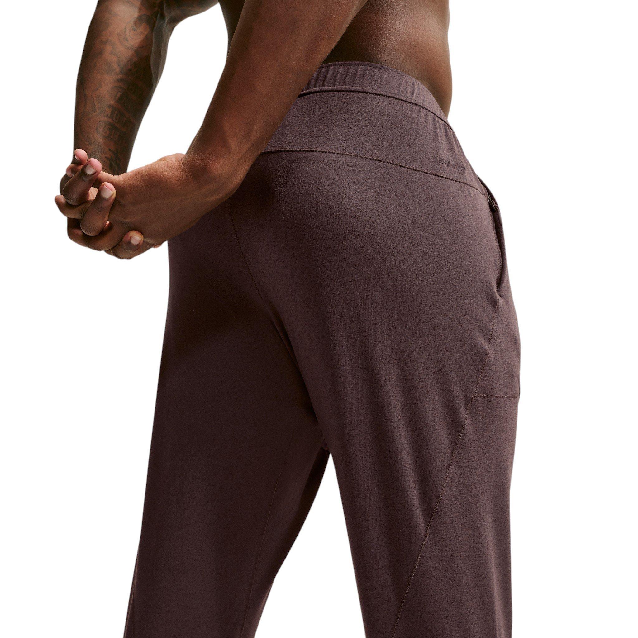 Nike Men's Primary NanoKnit Dri-FIT UV Protection Performance Joggers - BROWN Thumbnail View 8