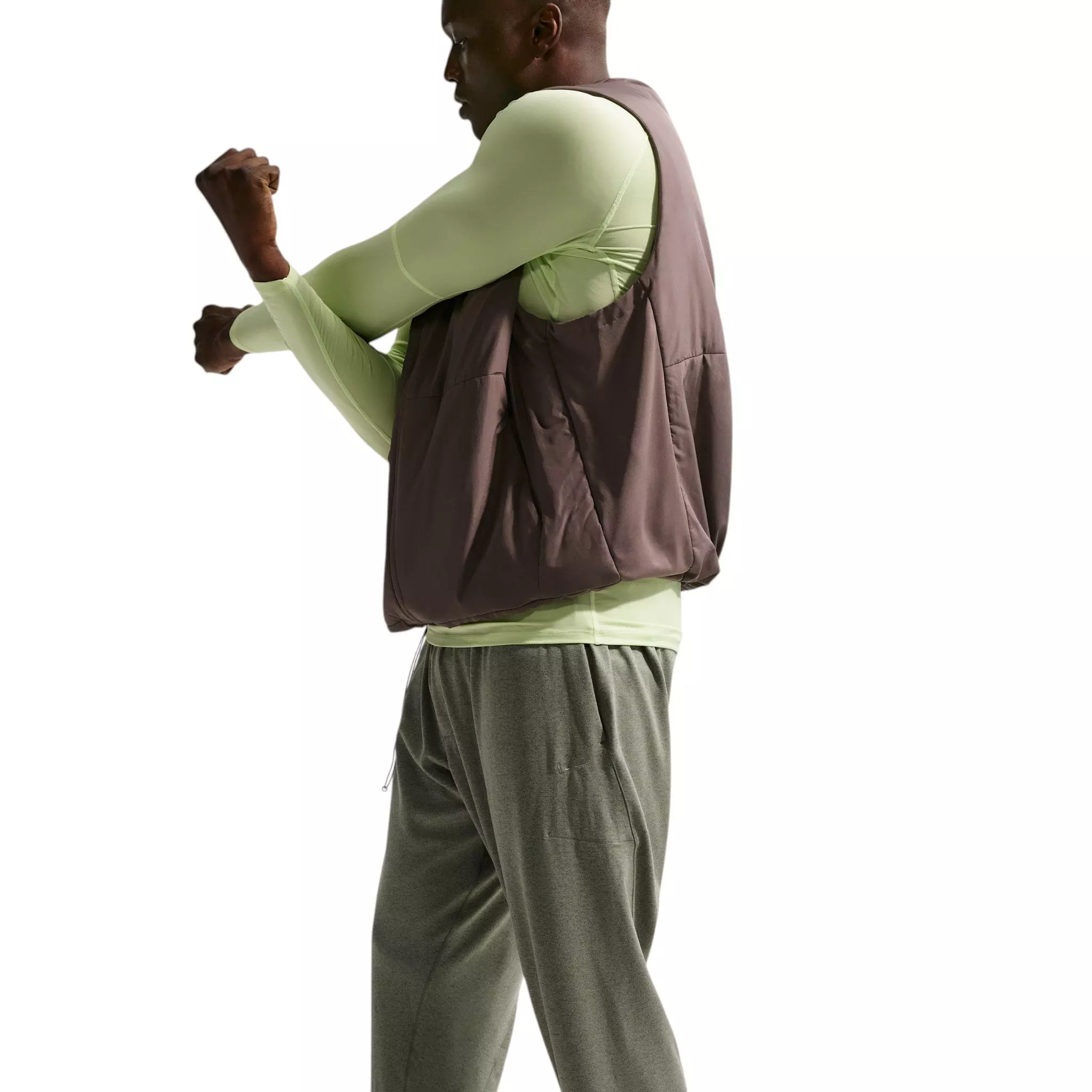 Nike Men's Primary NanoKnit Dri-FIT UV Protection Performance Joggers - GREEN